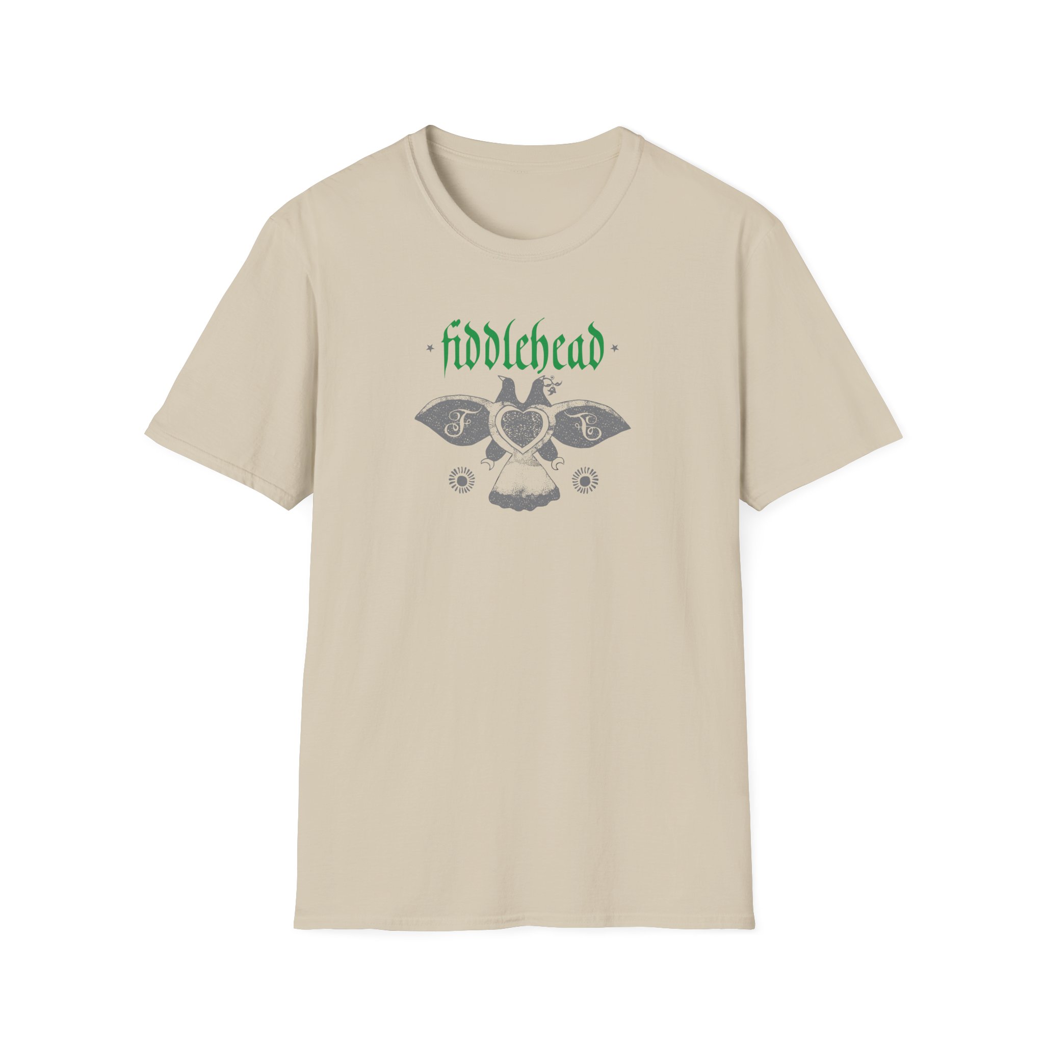Fiddlehead Dove Unisex Softstyle T-Shirt
