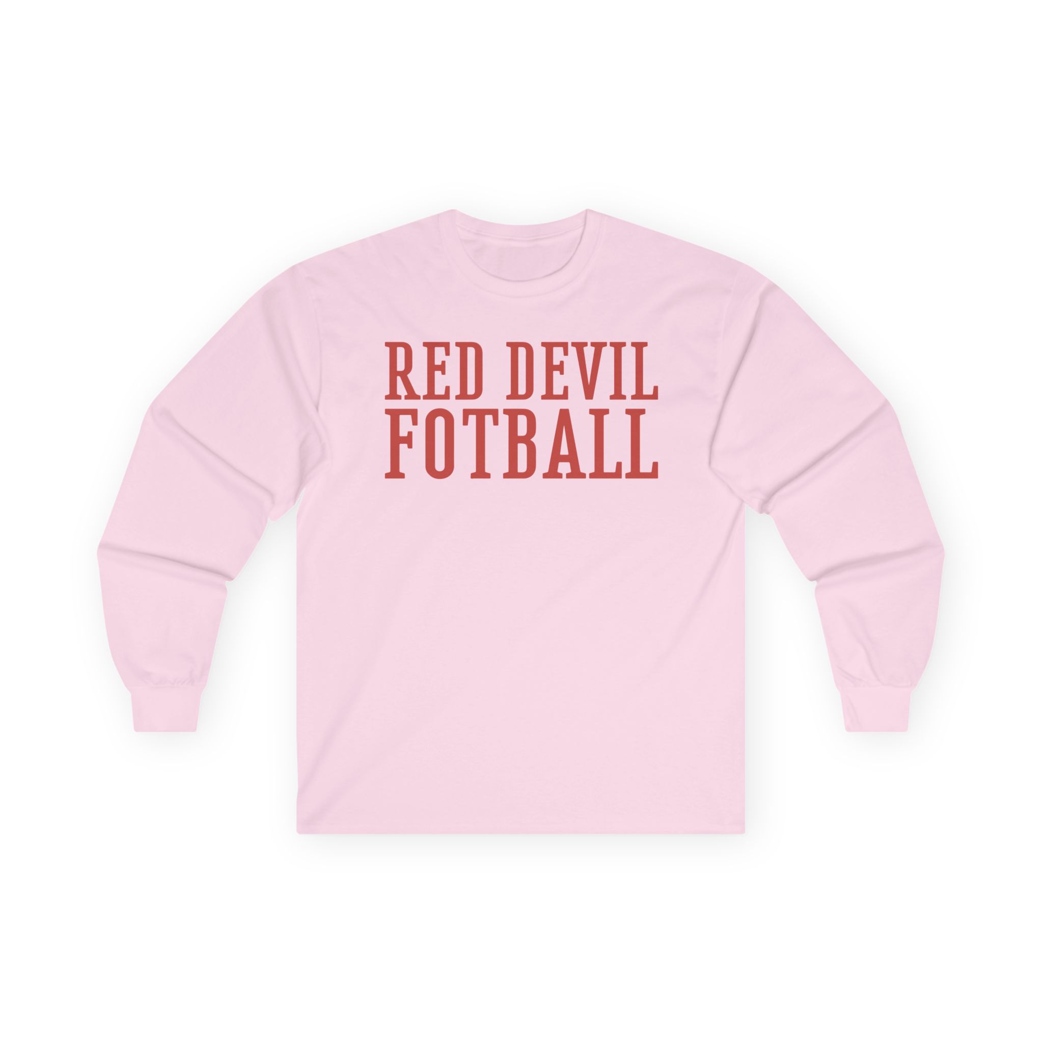 Shaboozey Red Devil Football Unisex Ultra Cotton Long Sleeve Tee