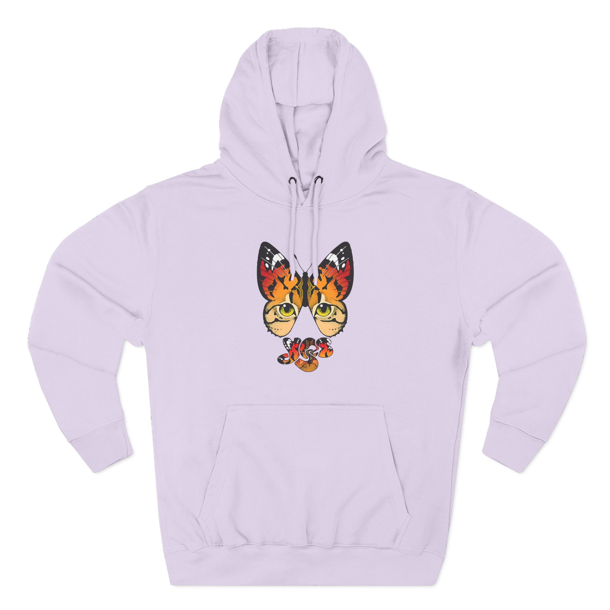 Yes Monarch Eyes Logo Three-Panel Fleece Hoodie