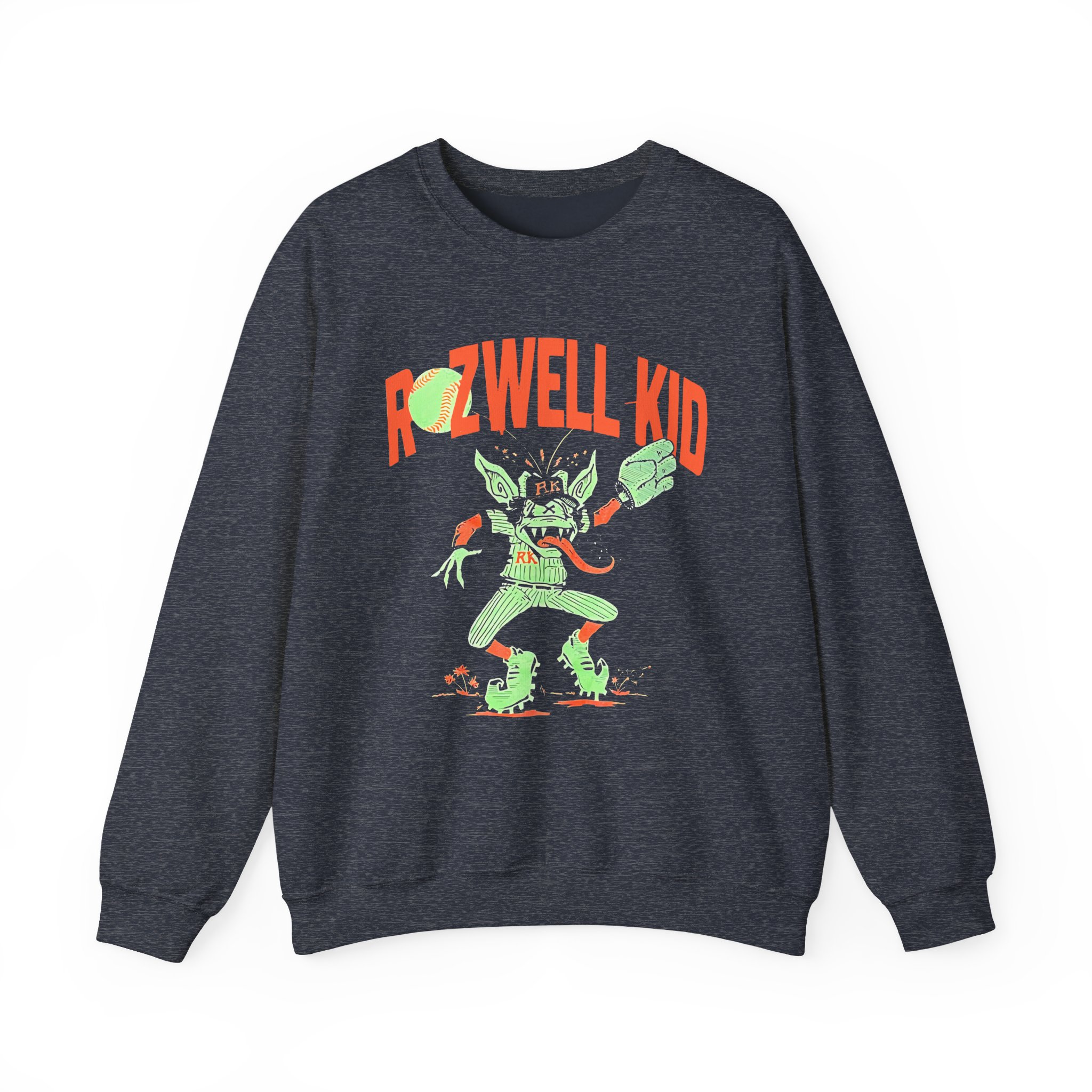 Rozwell Kid Baseball Goblin Unisex Heavy Blendâ„¢ Crewneck Sweatshirt