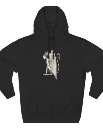 Alcest Spiritual Instinct Back Logo Three-Panel Fleece Hoodie