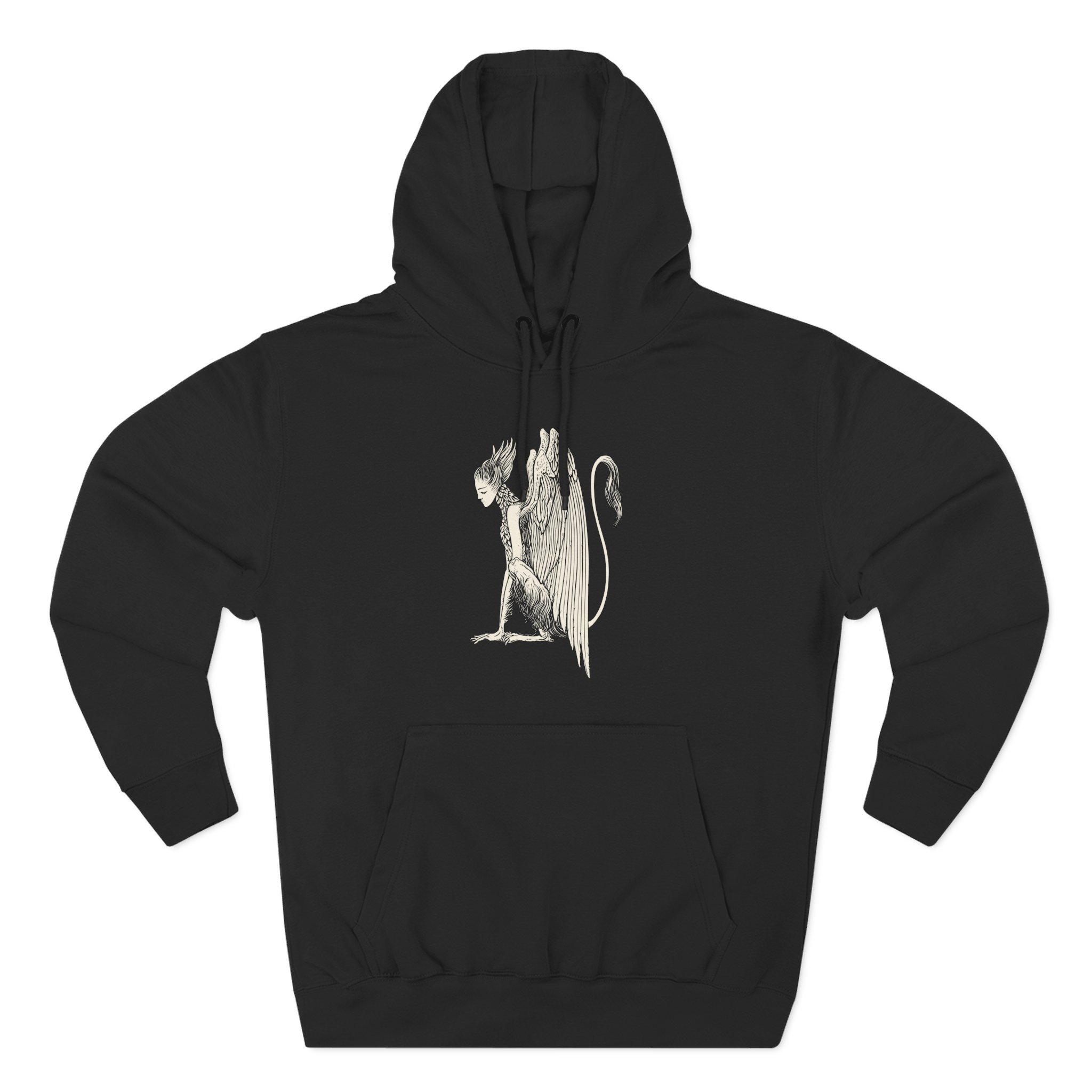 Alcest Spiritual Instinct Back Logo Three-Panel Fleece Hoodie