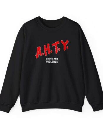 All Hail the Yeti Drugs and Violence Unisex Heavy Blend™ Crewneck Sweatshirt
