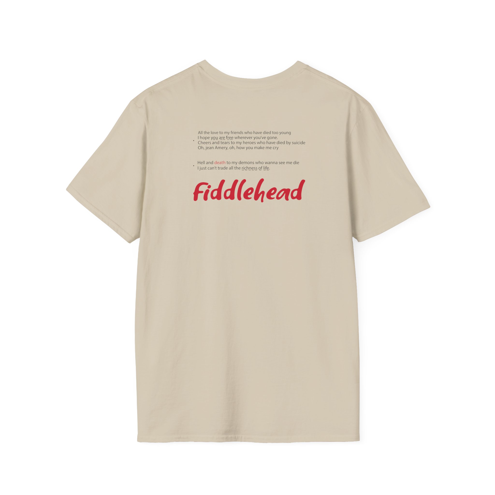 Fiddlehead Jean Emery Unisex Softstyle T-Shirt