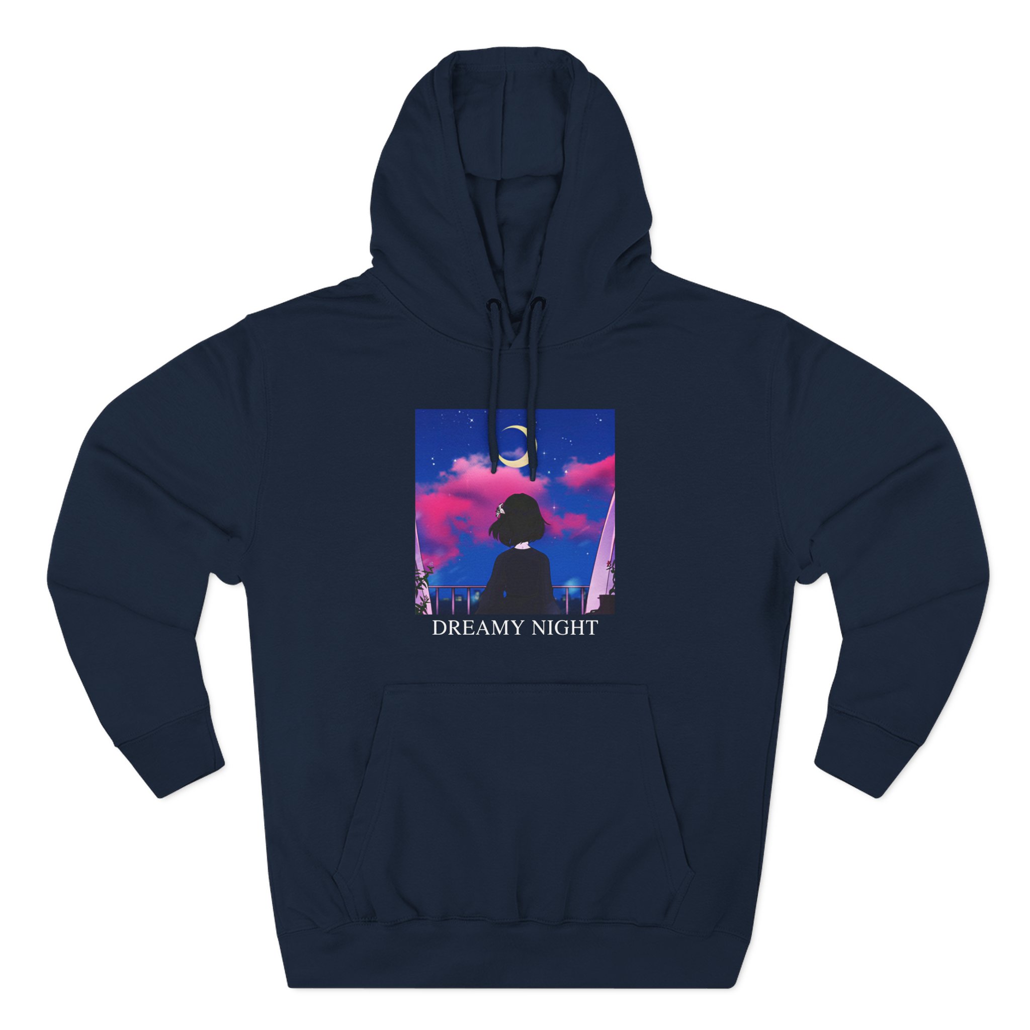 Lilypichu Dreamy Night Three-Panel Fleece Hoodie