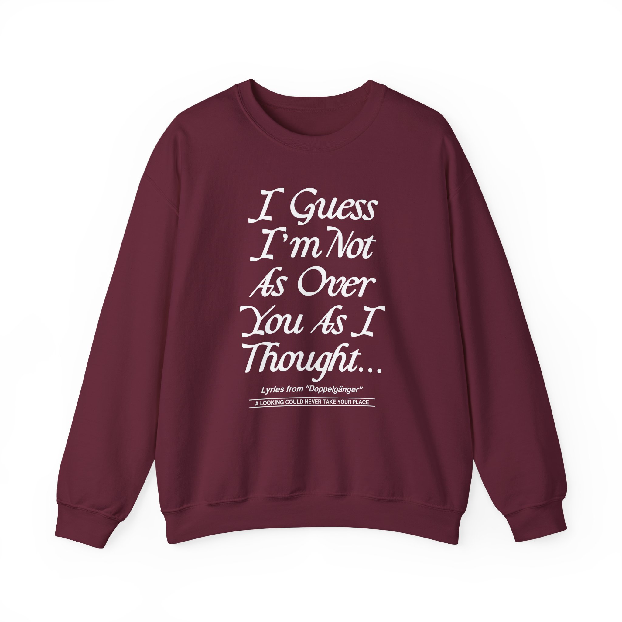 Joshua Bassett Doppelgänger Lyric Unisex Heavy Blend™ Crewneck Sweatshirt