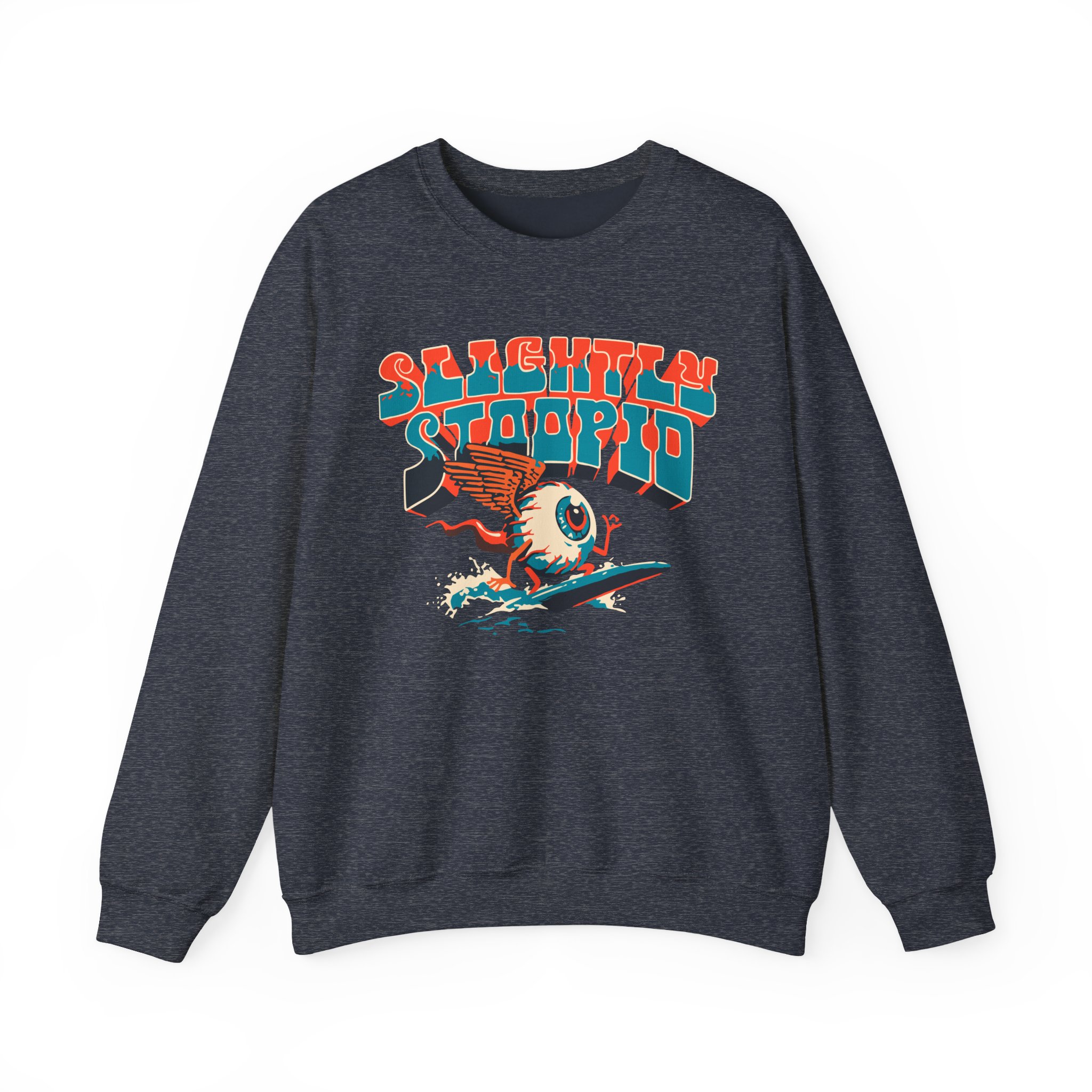 Slightly Stoopid Surfing Eyeball Unisex Heavy Blendâ„¢ Crewneck Sweatshirt