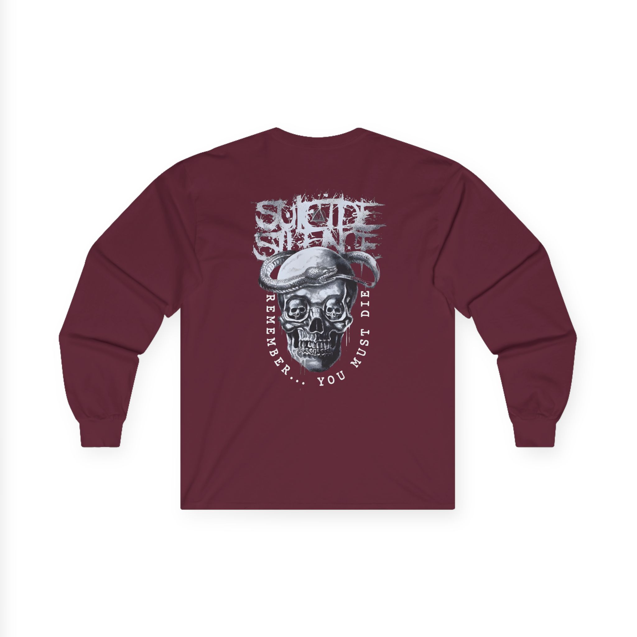 Suicide Silence Rymd Snake Skull Unisex Ultra Cotton Long Sleeve Tee