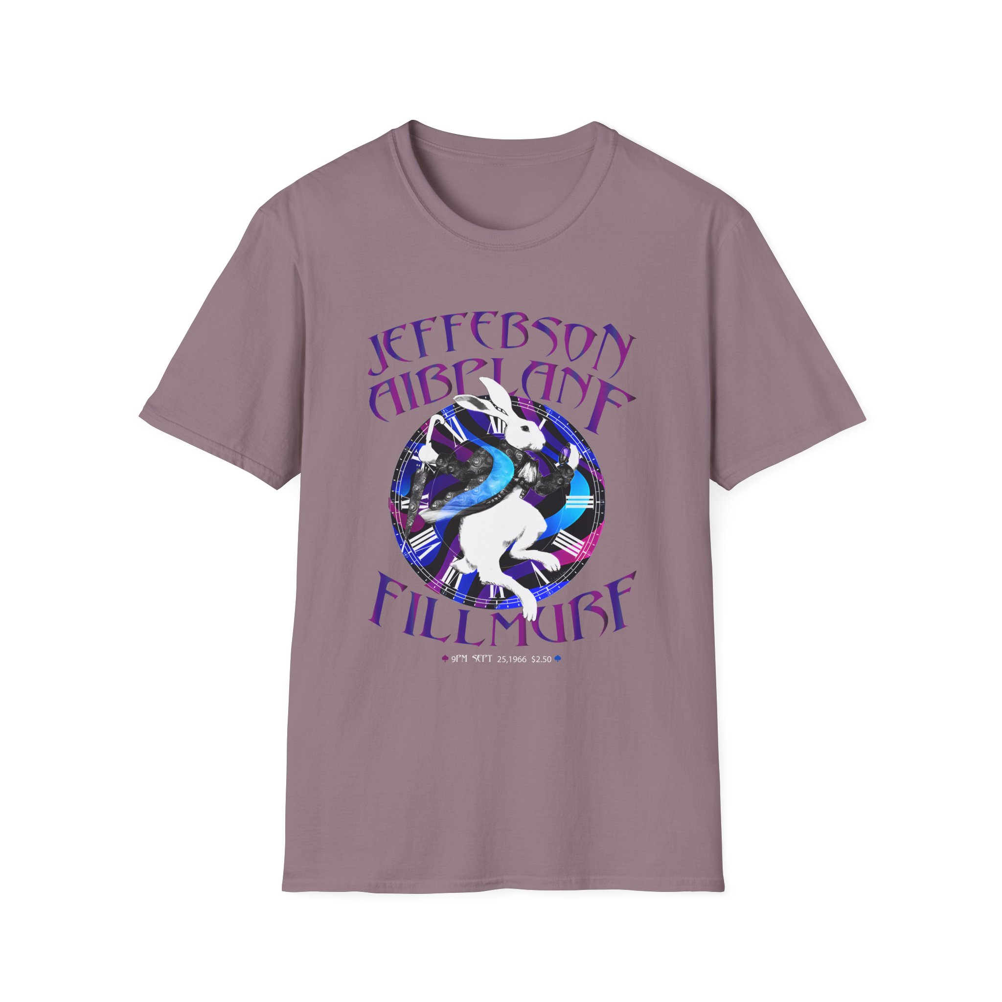 Jefferson Airplane White Rabbit Fillmore Unisex Softstyle T-Shirt