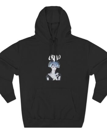 Grimes Head Dress Three-panel Fleece Hoodie