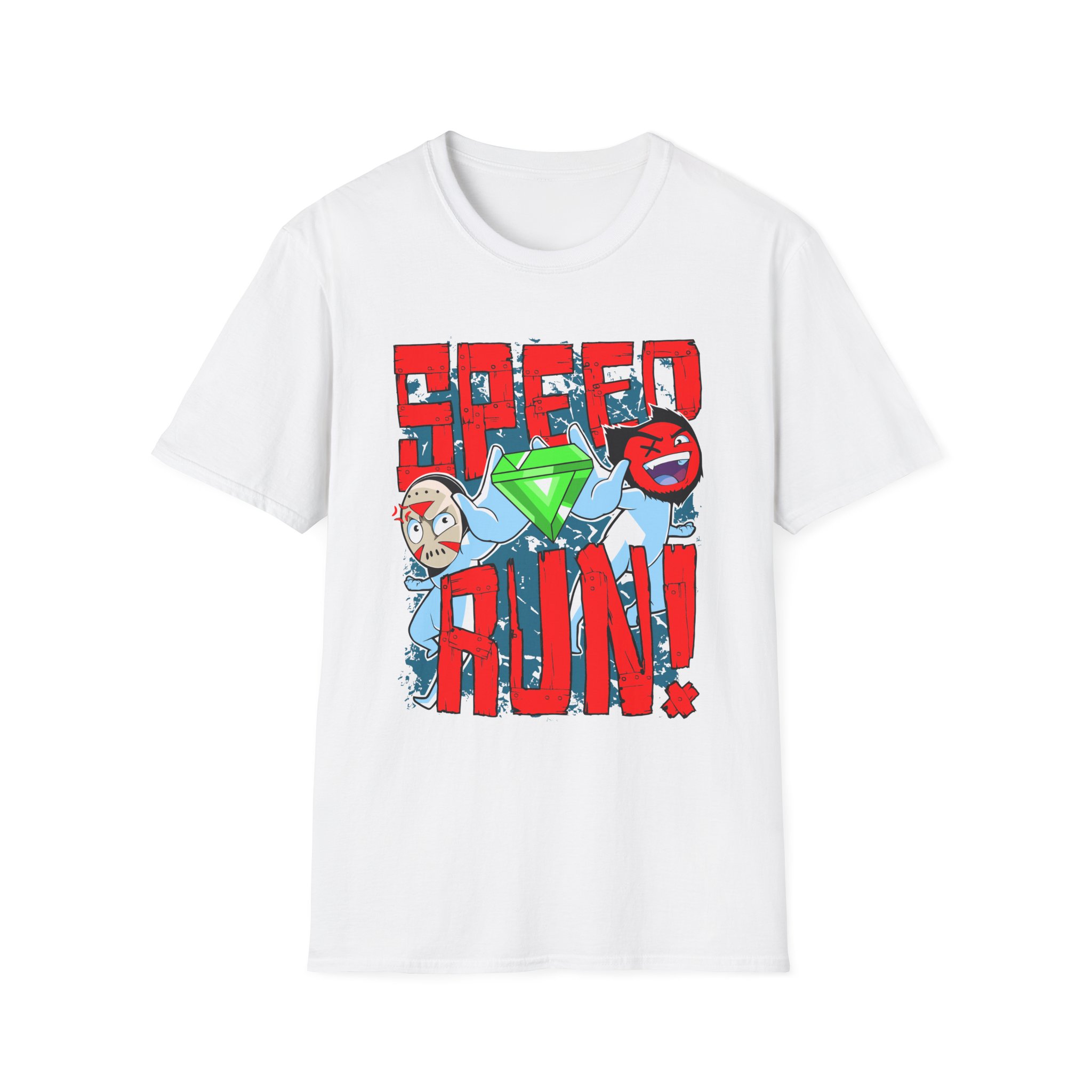 H2odelirious Speed Run Unisex Softstyle T-Shirt