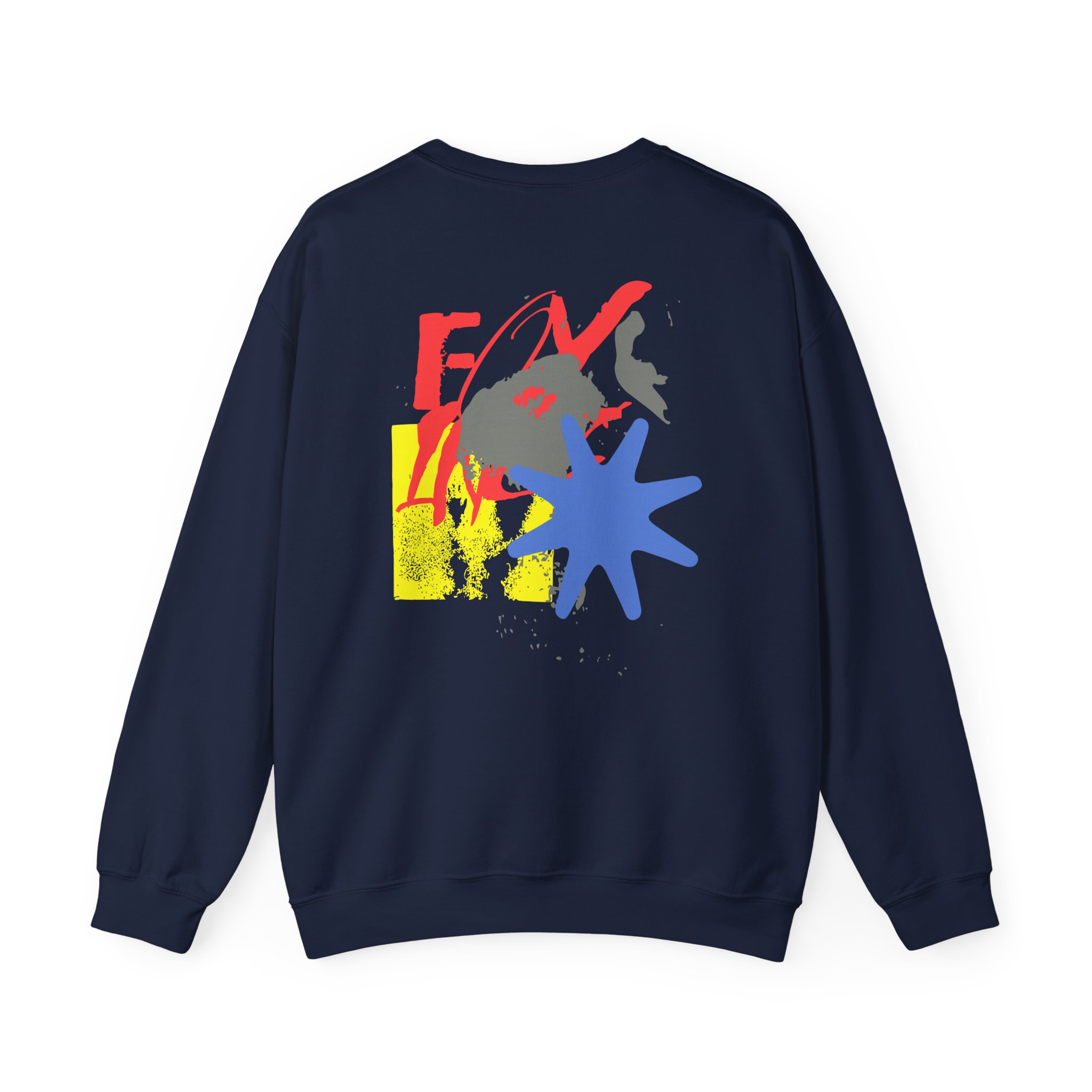 Foxing Shapes Unisex Heavy Blendâ„¢ Crewneck Sweatshirt