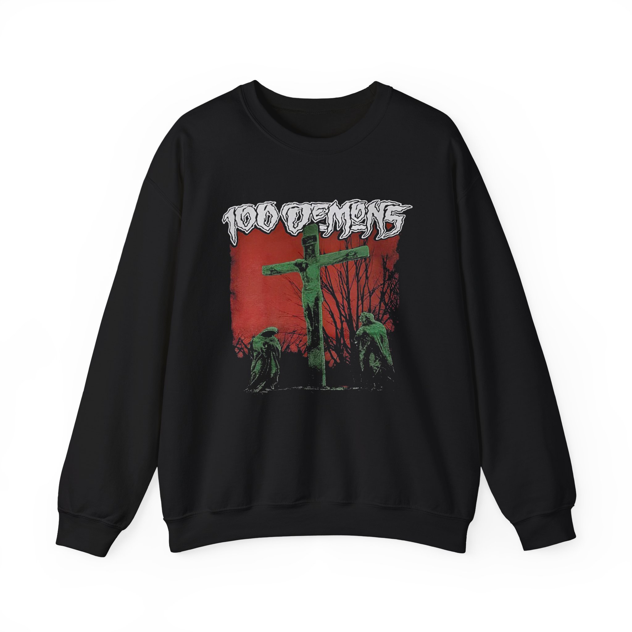100 Demons Unisex Heavy Blendâ„¢ Crewneck Sweatshirt