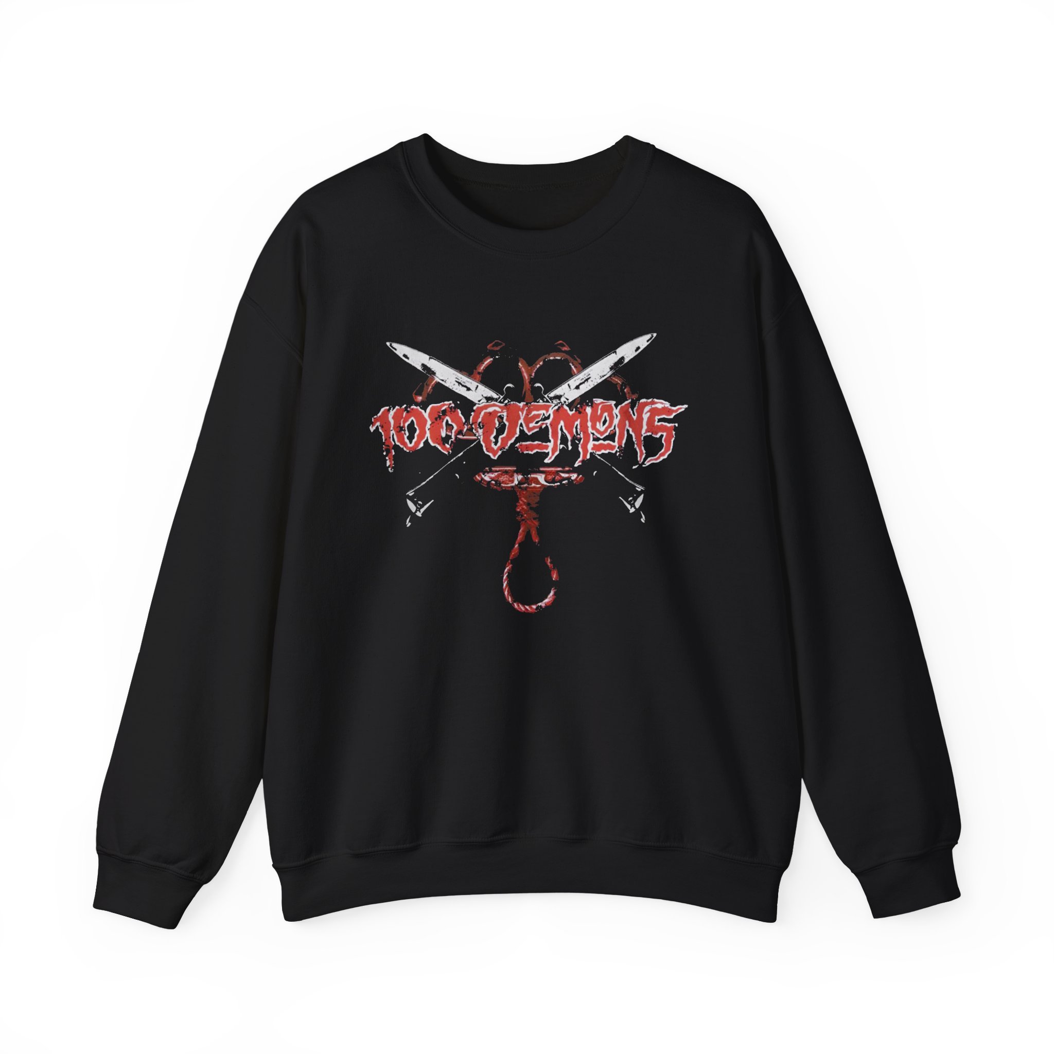 100 Demons Unisex Heavy Blendâ„¢ Crewneck Sweatshirt