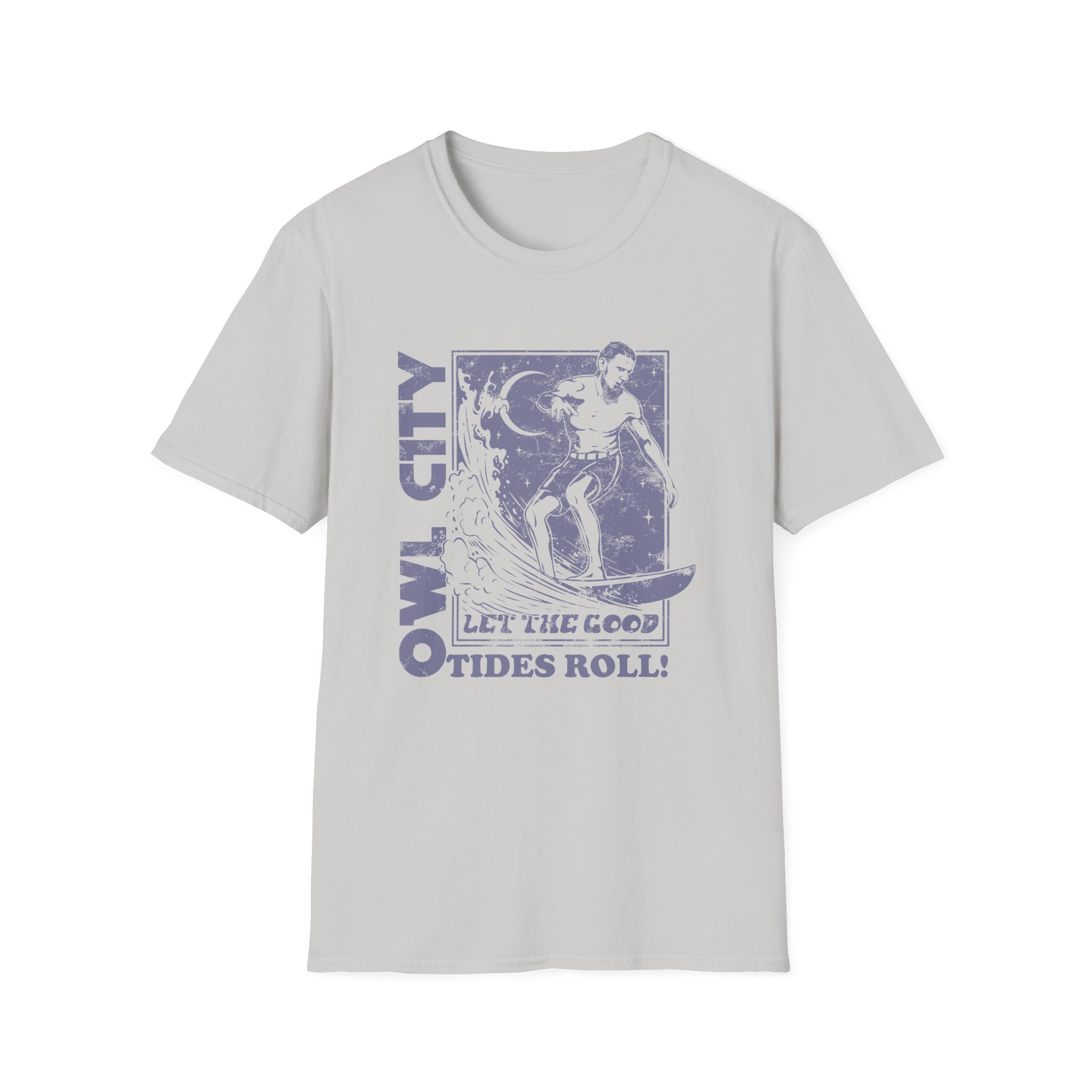 Owl City Let the Good Tides Roll Ringer Unisex Softstyle T-Shirt