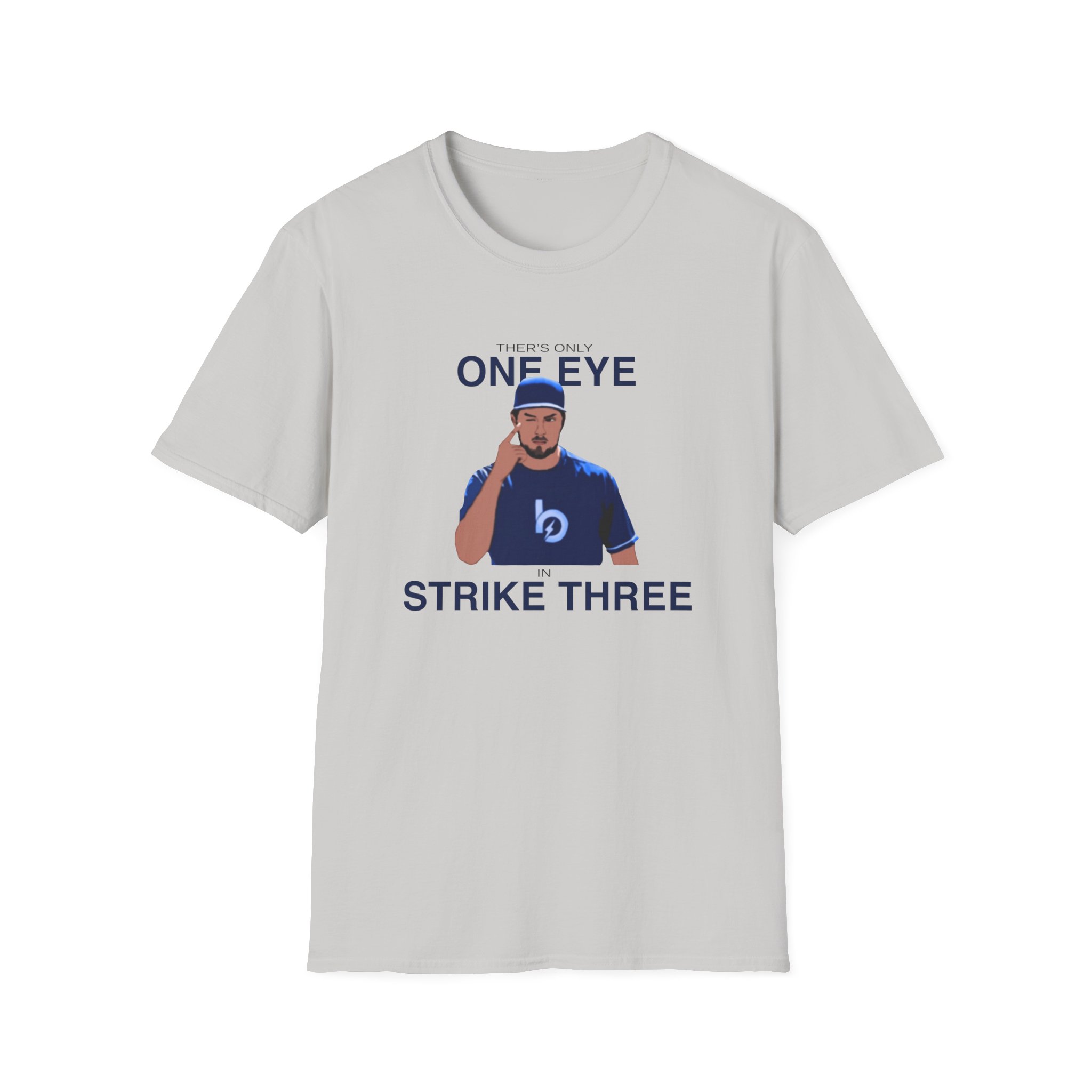 Trevor Bauer One Eye Strike Three Unisex Softstyle T-Shirt