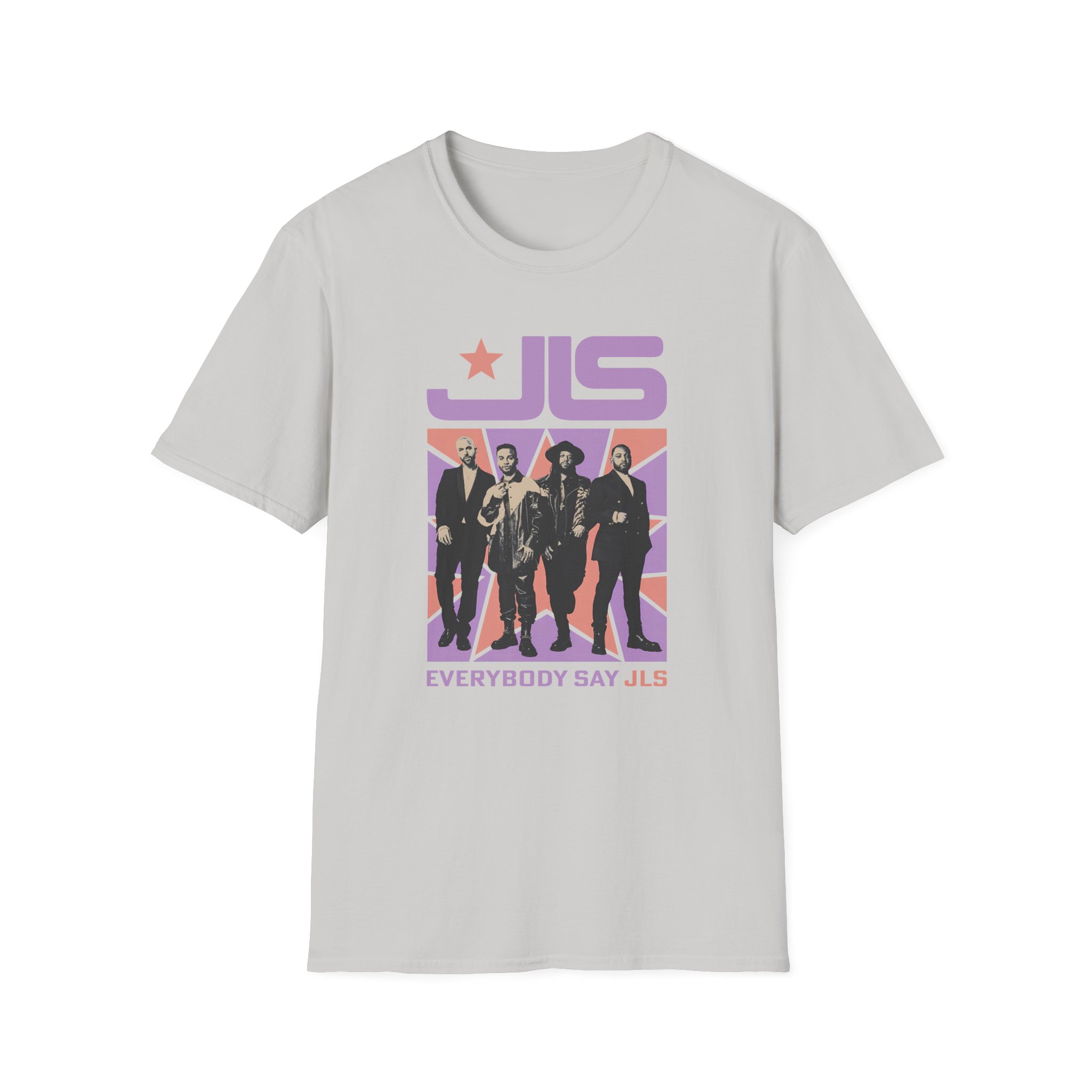 JLS, Everybody Say JLS Photo Star Unisex Softstyle T-Shirt