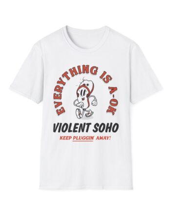 Violent Soho Keep on Pluggin Unisex Softstyle T-Shirt