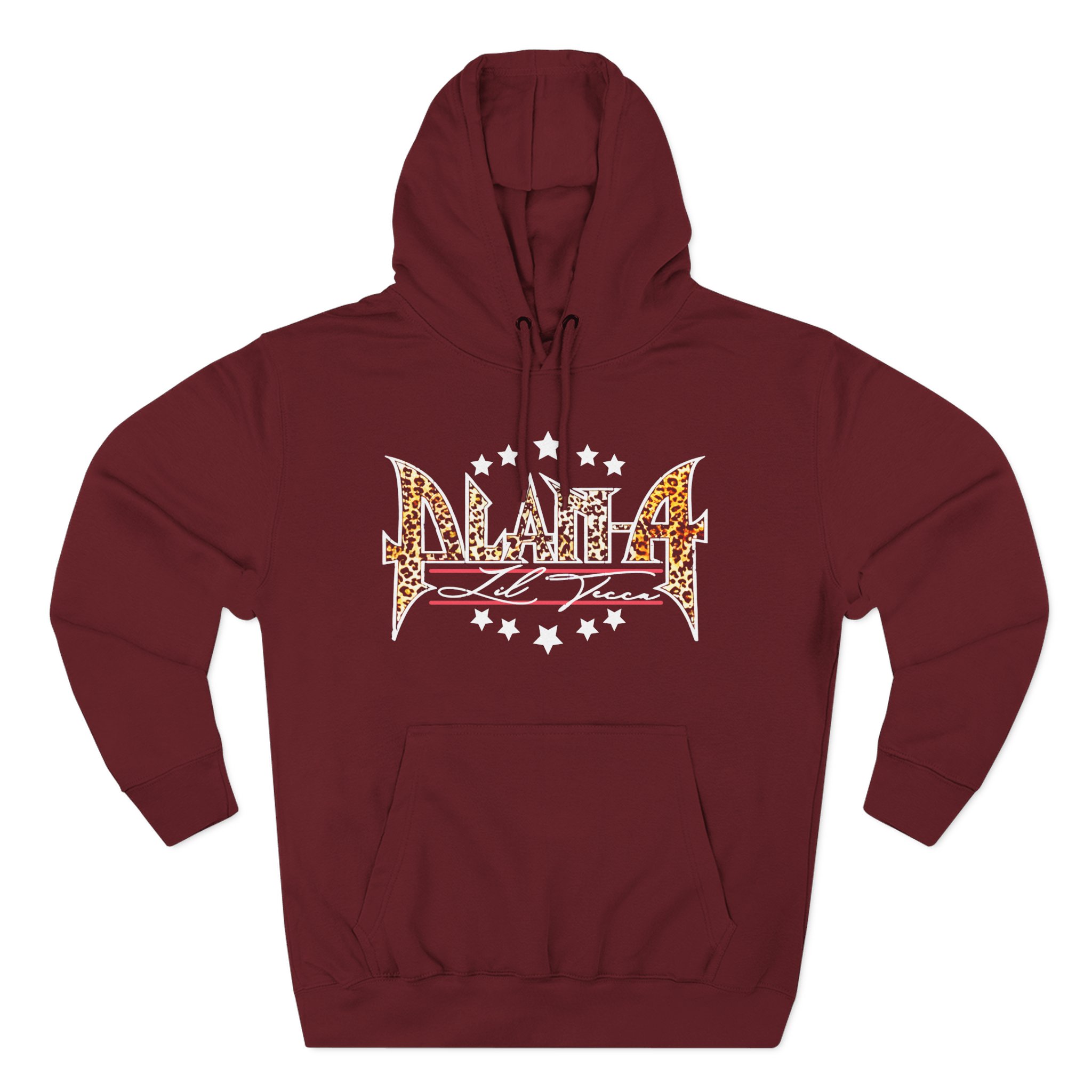 Lil Tecca Plan a Metal Logo Three-Panel Fleece Hoodie