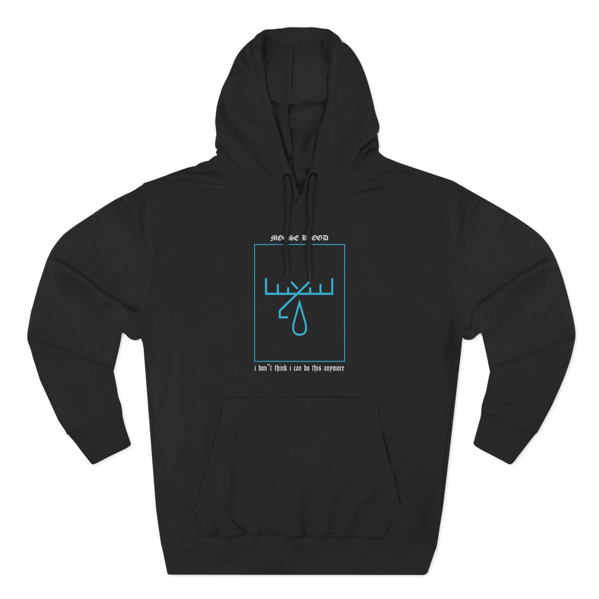 Moose Blood Three-Panel Fleece Hoodie