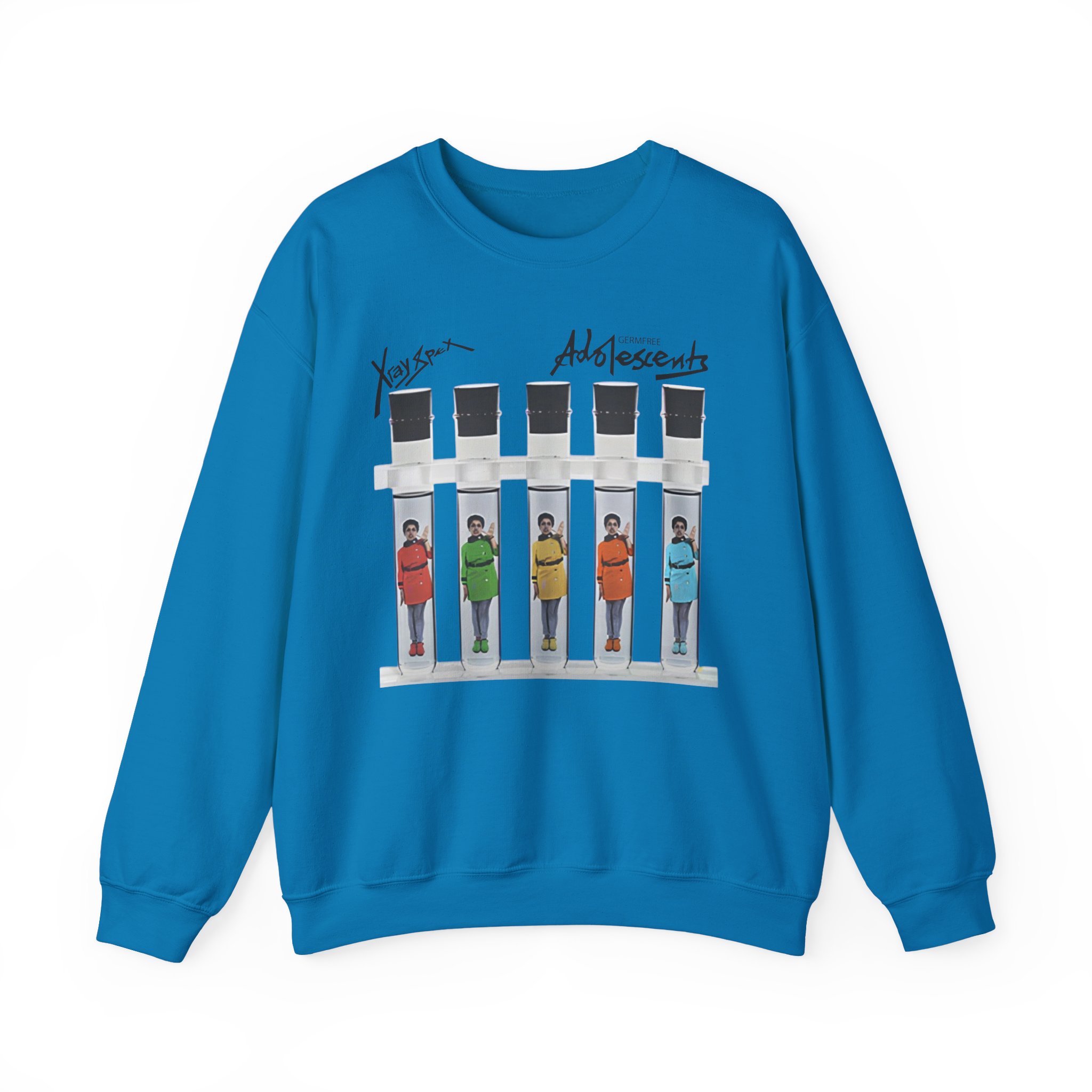 X-ray Spex Germ Free Five Tube Unisex Heavy Blendâ„¢ Crewneck Sweatshirt