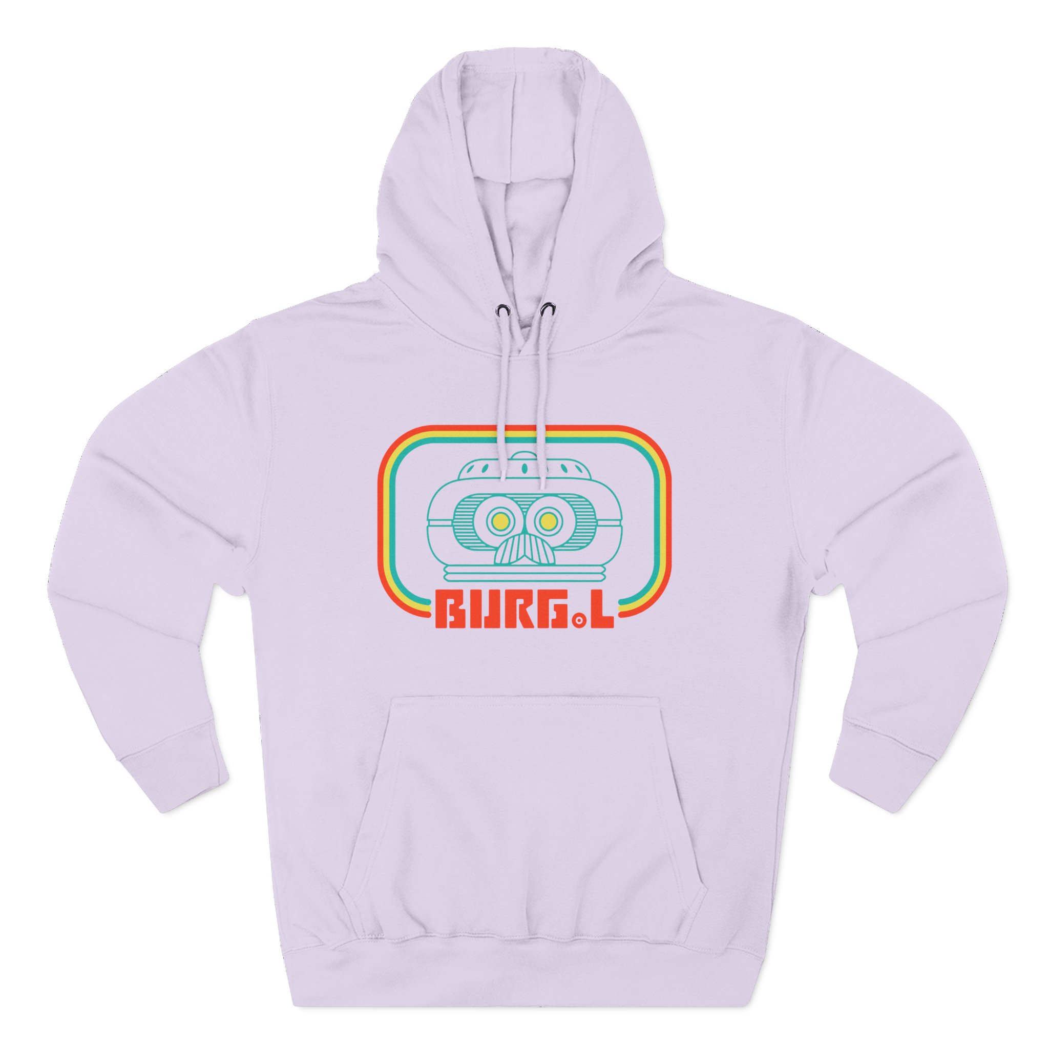 Grounded Burg.l Three-Panel Fleece Hoodie