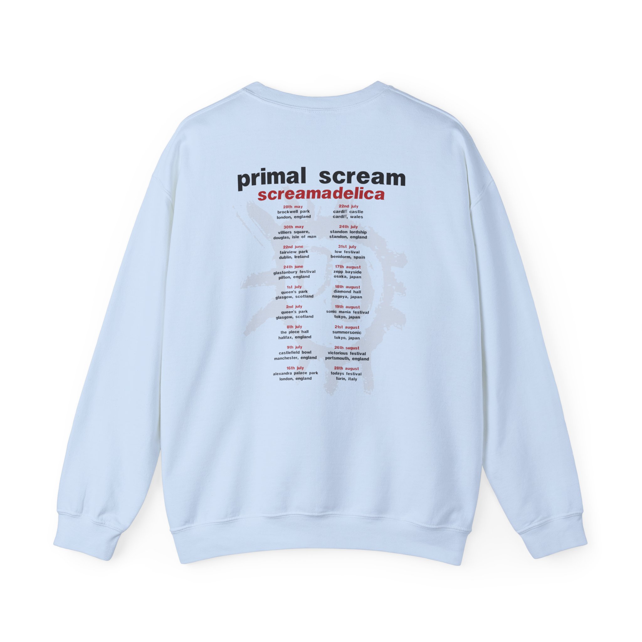 Primal Scream Screamadelica Tour Unisex Heavy Blendâ„¢ Crewneck Sweatshirt