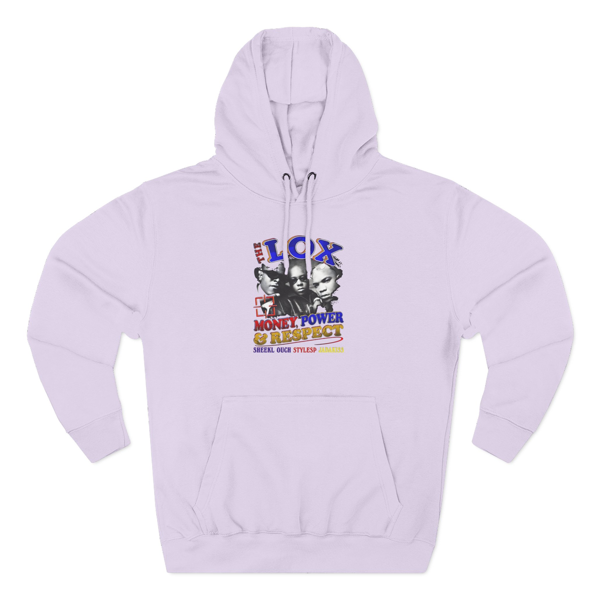 The Lox Money, Power & Respect Three-Panel Fleece Hoodie