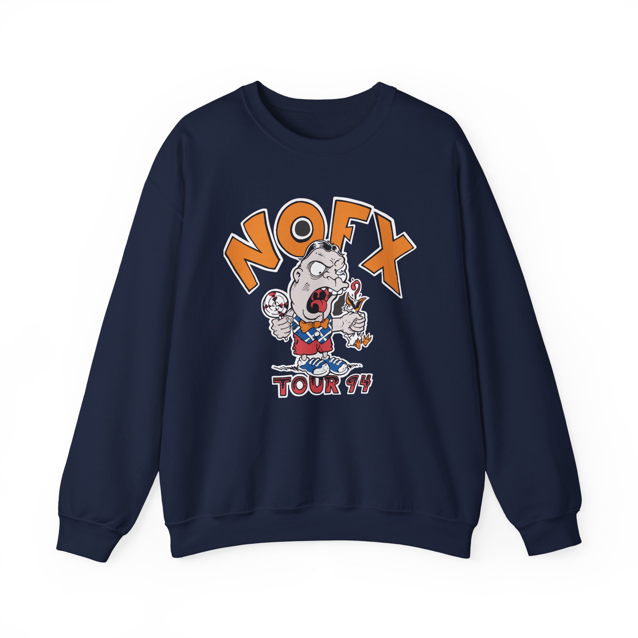 Nofx Lollipop Guy Unisex Heavy Blendâ„¢ Crewneck Sweatshirt