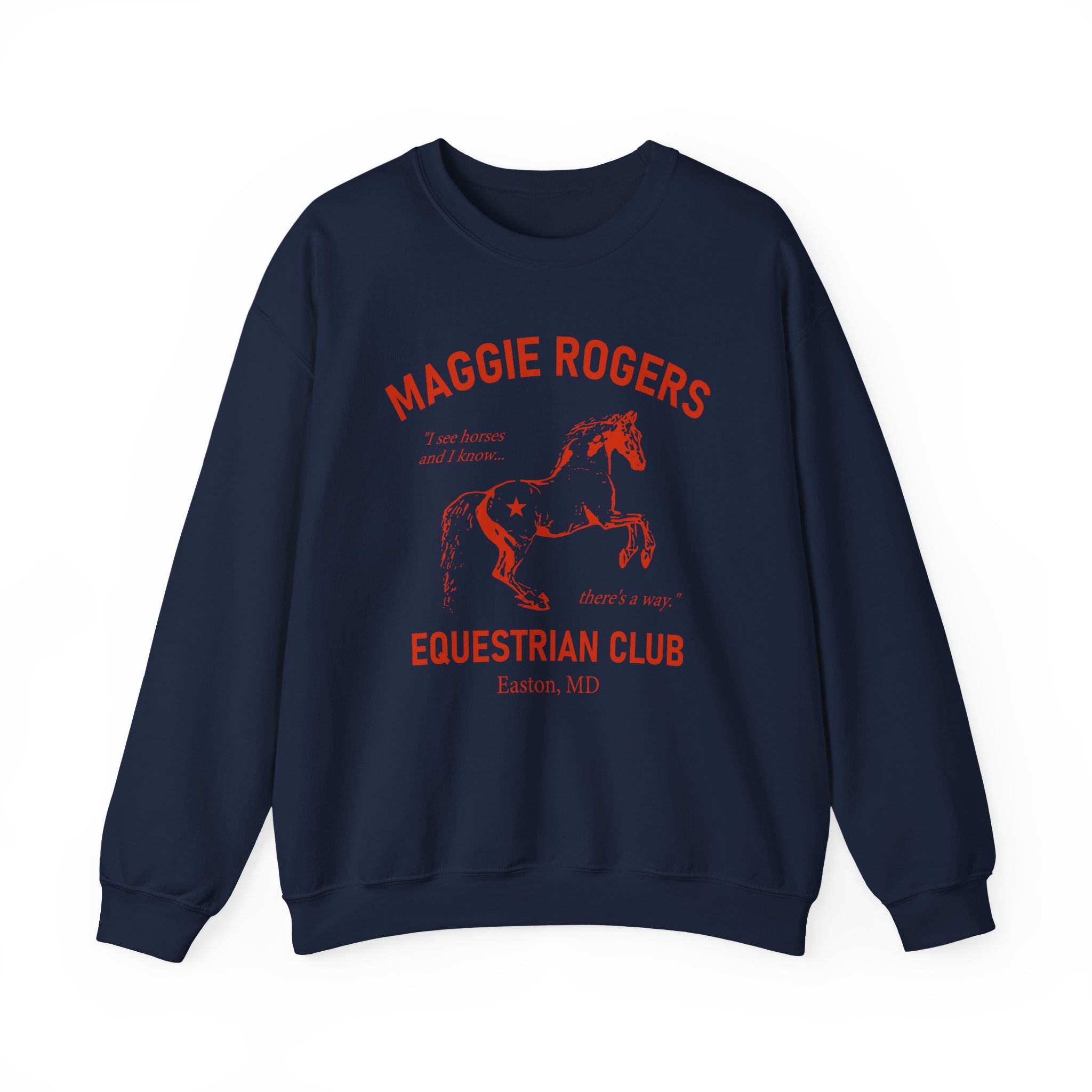 Maggie Rogers Equestrian Club Unisex Heavy Blendâ„¢ Crewneck Sweatshirt