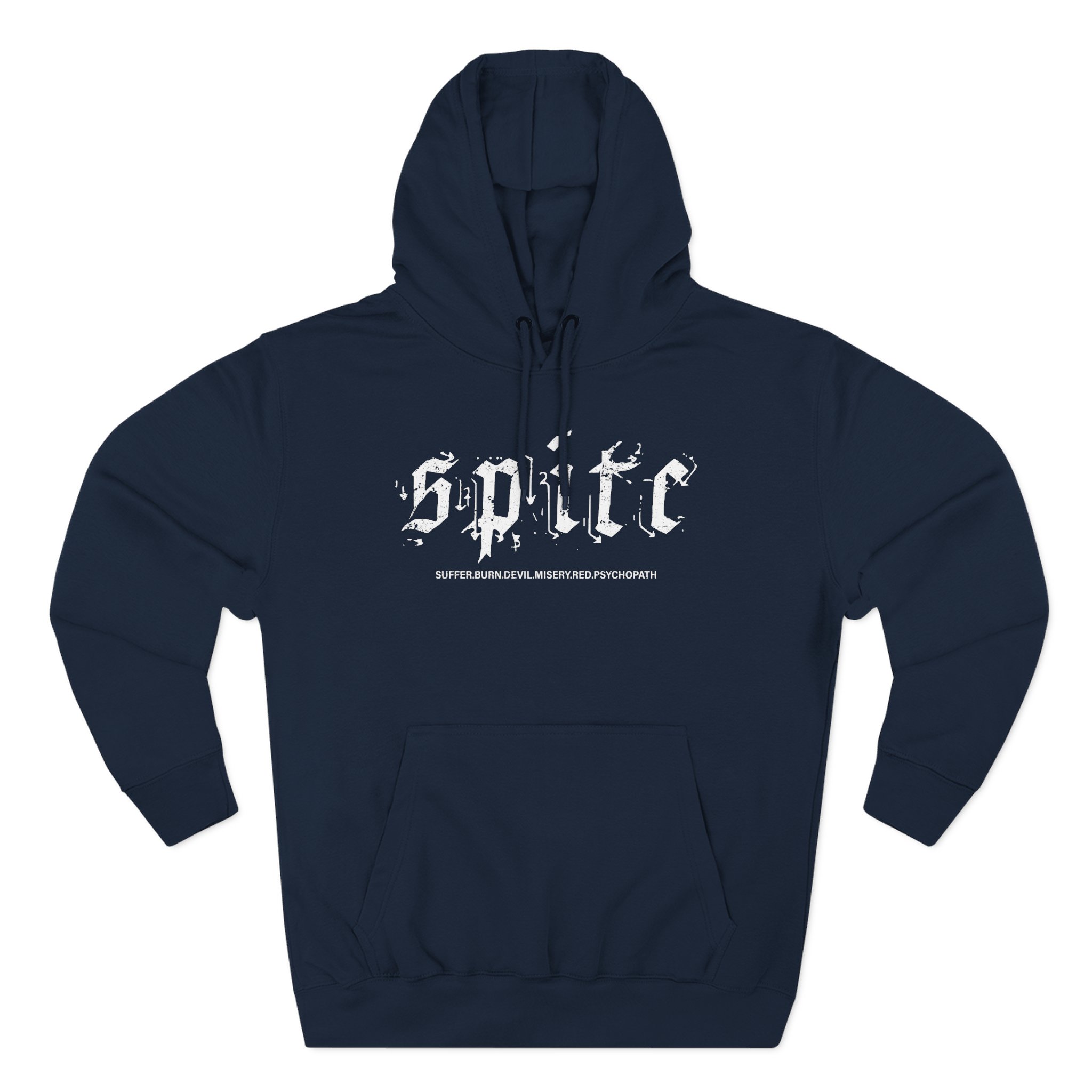 Spite Decade of Misery Three-Panel Fleece Hoodie