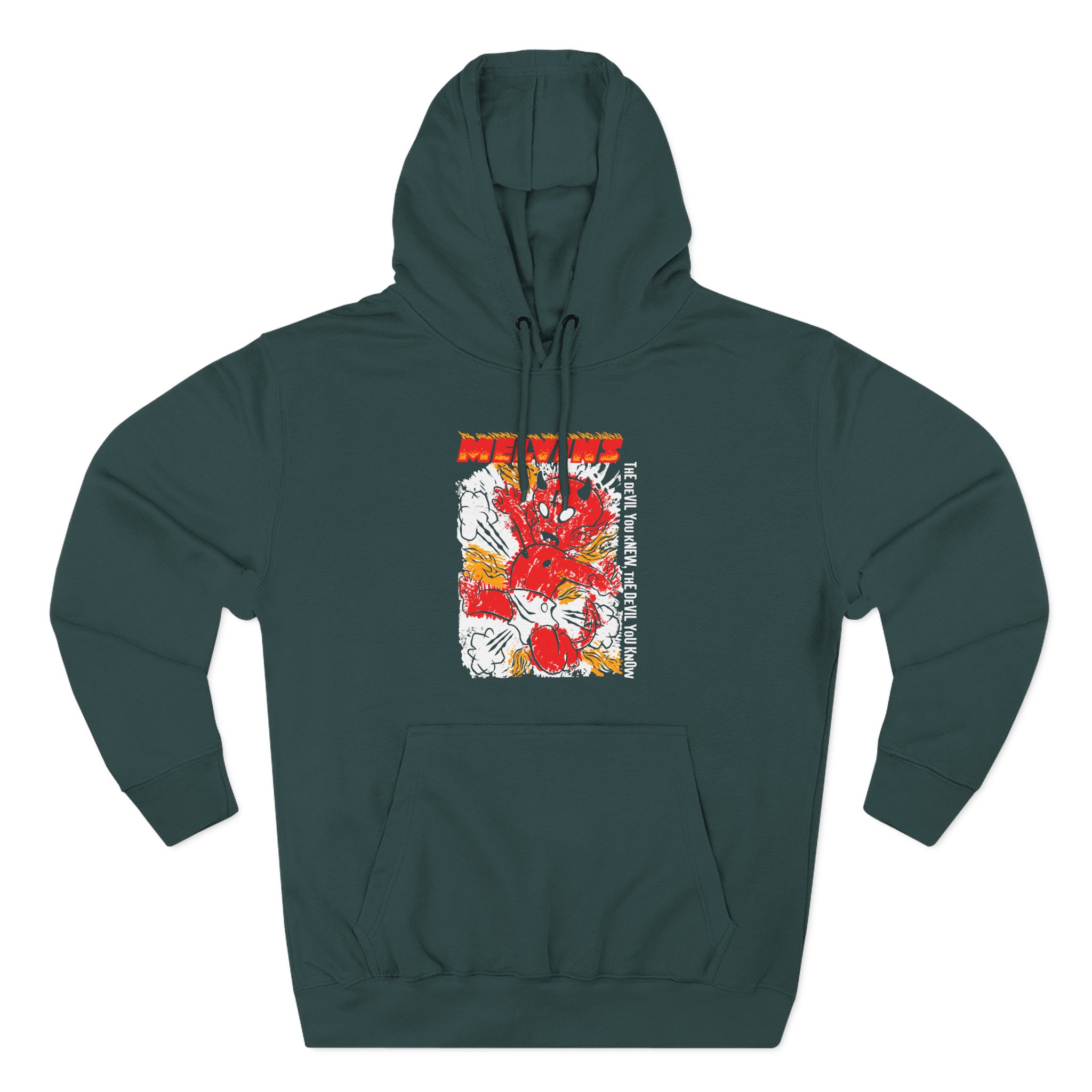 Melvins the Devil You Knew Three-Panel Fleece Hoodie