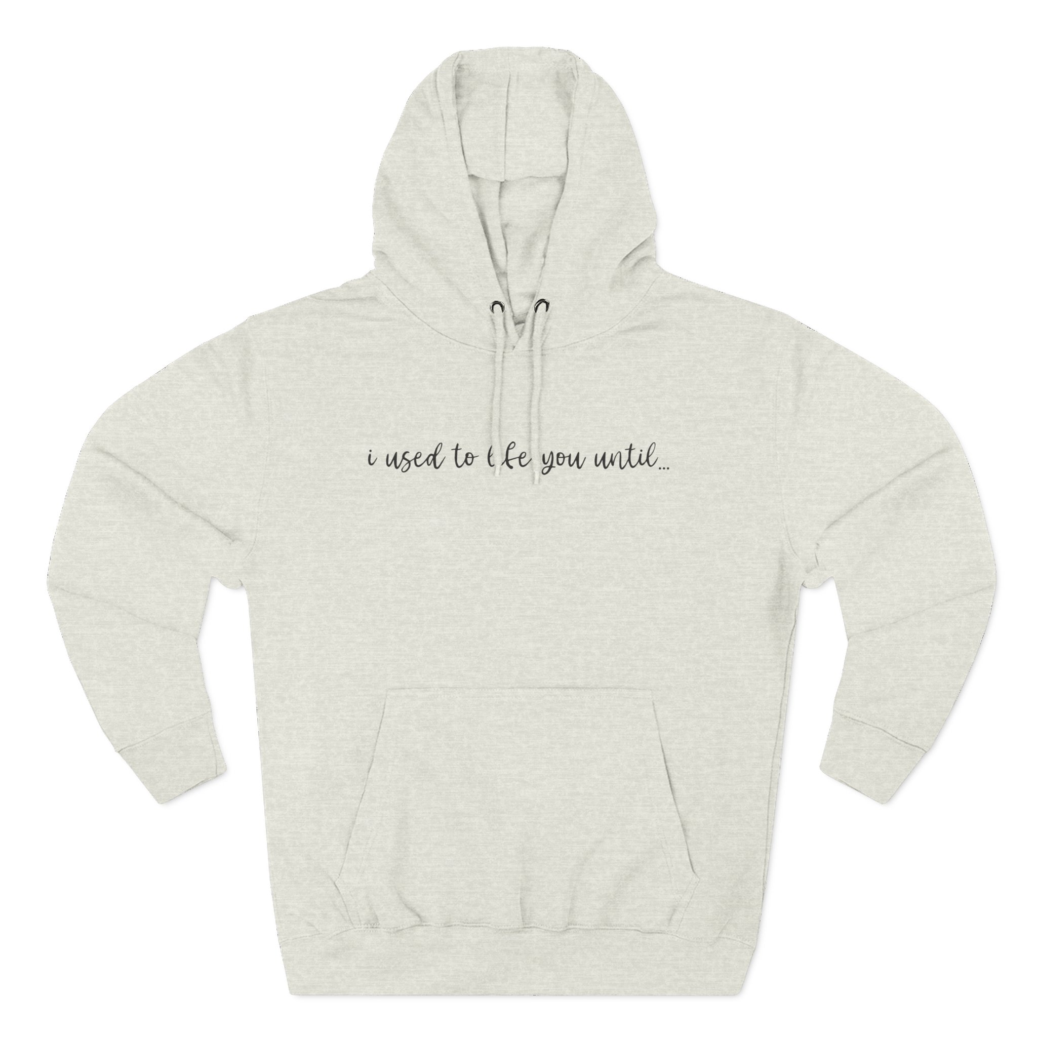 Kat Timpf I Used to Like You Three-Panel Fleece Hoodie