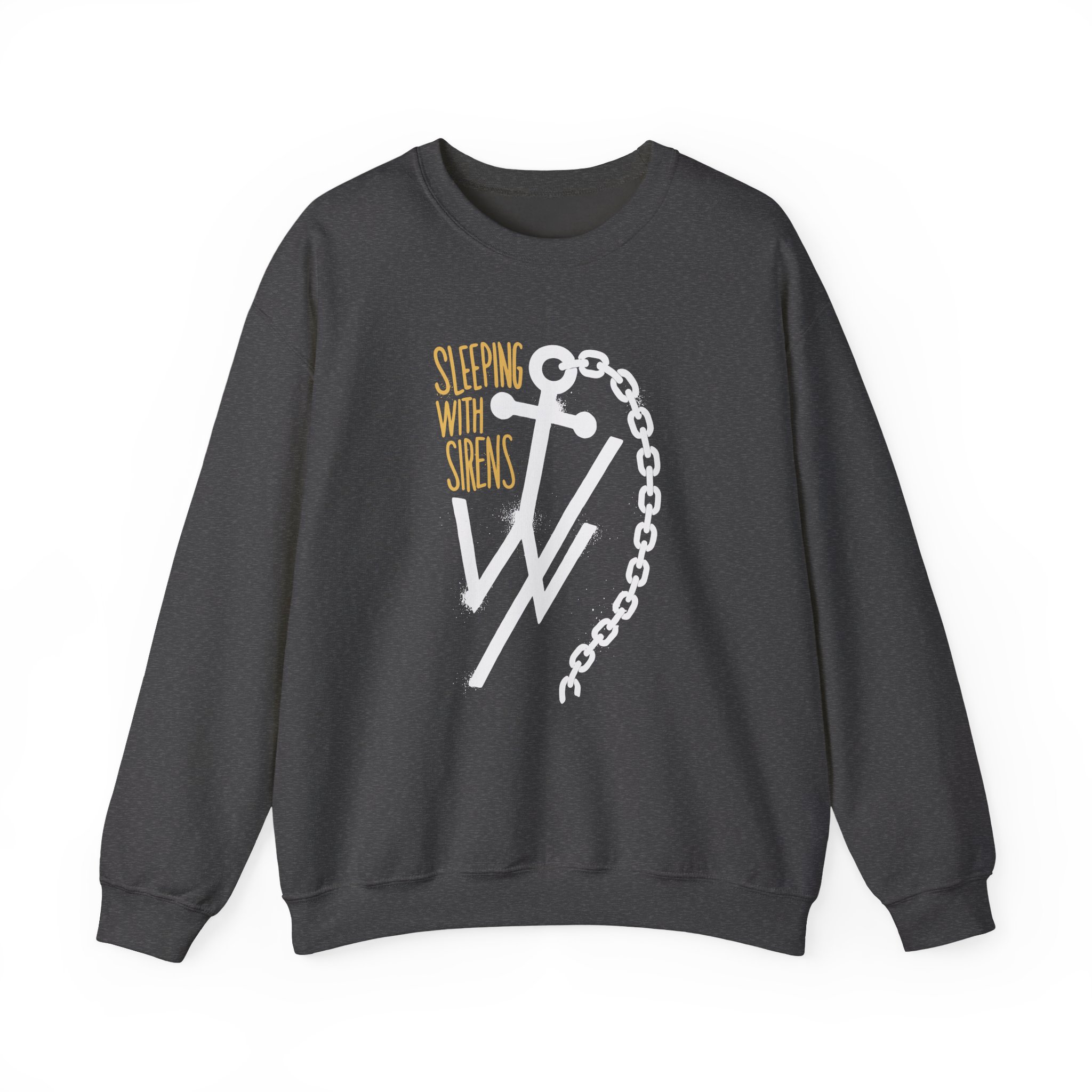 Sleeping With Sirens Anchor Chain Unisex Heavy Blendâ„¢ Crewneck Sweatshirt