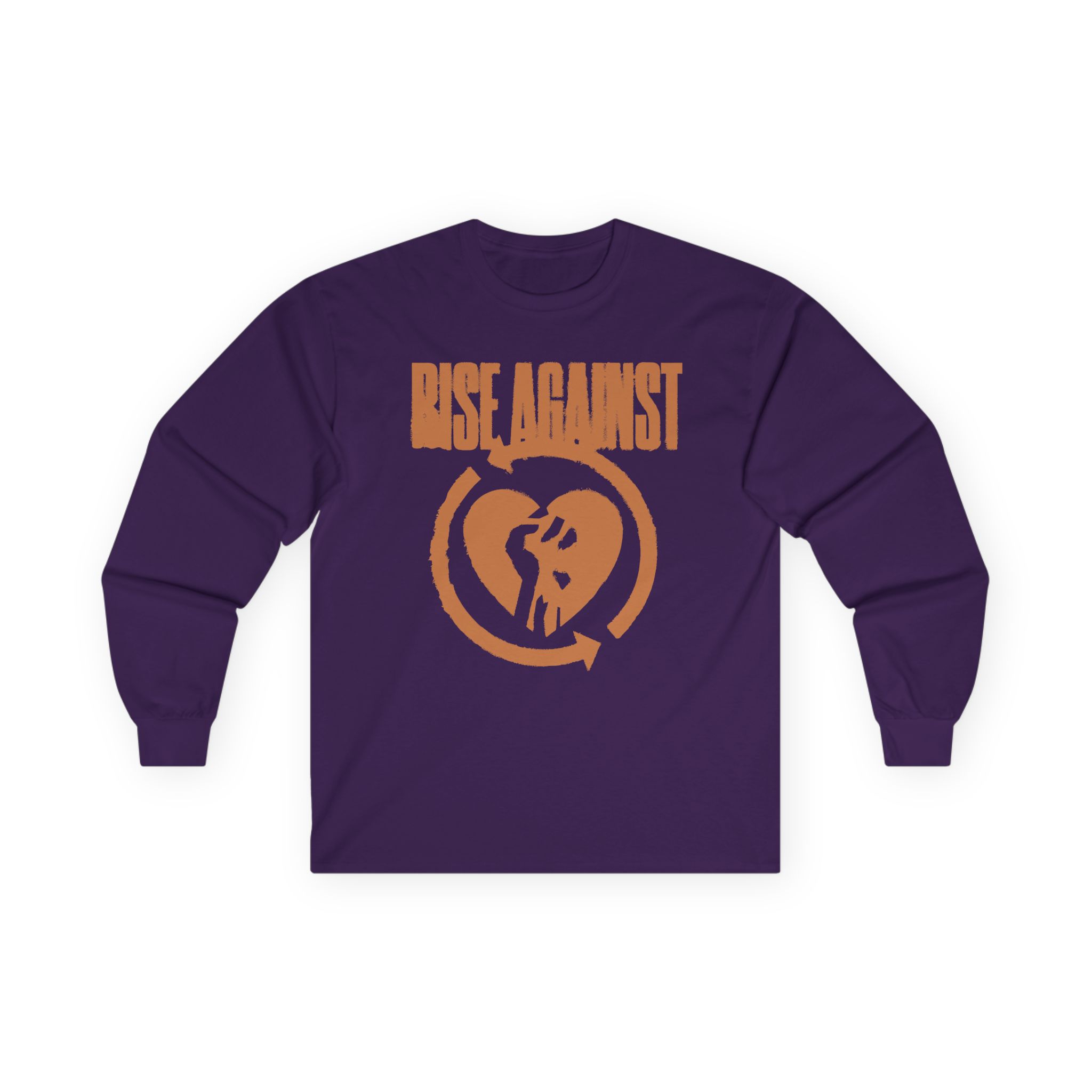 Rise Against Blurred Heartfist Unisex Ultra Cotton Long Sleeve Tee