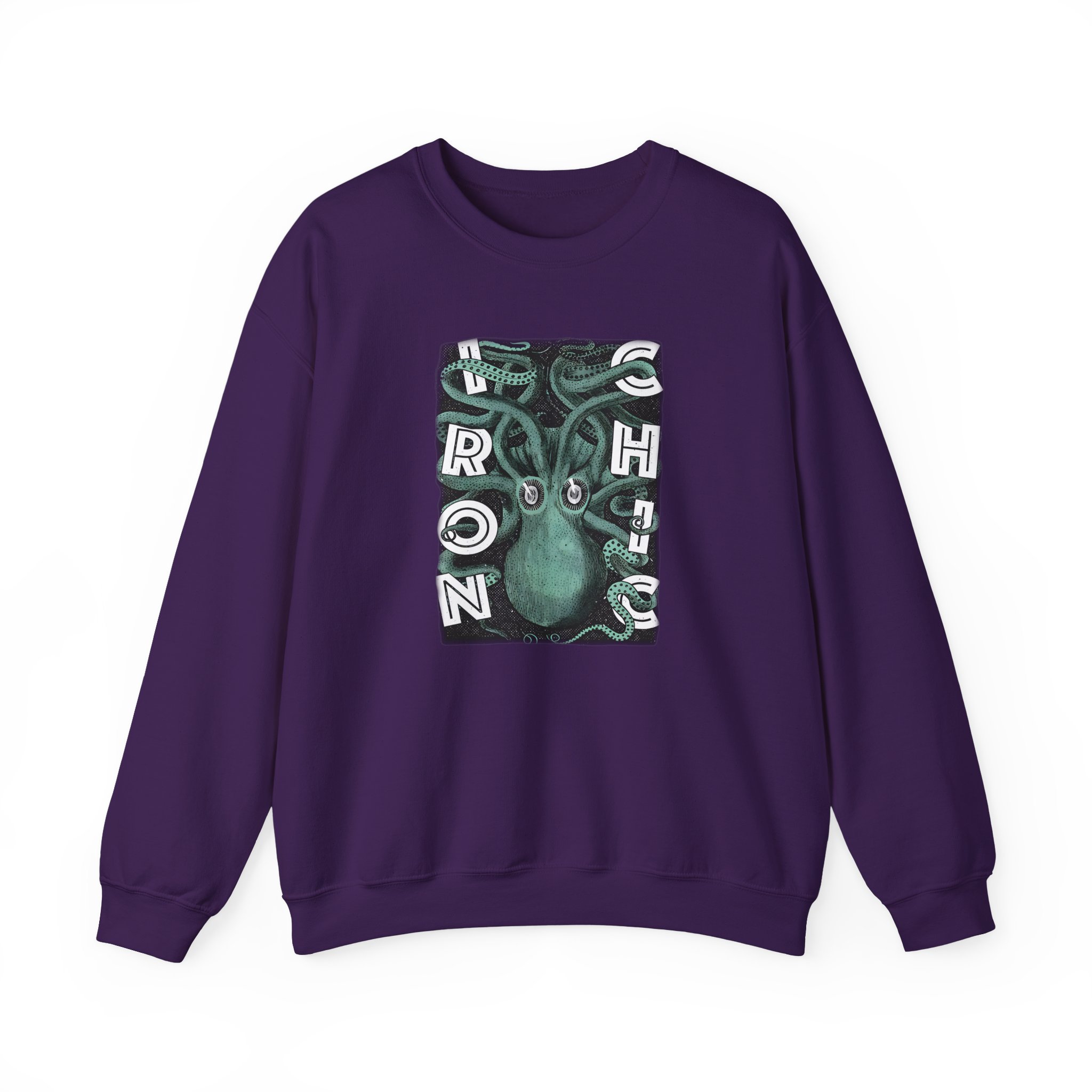 Iron Chic Octopus Unisex Heavy Blend Crewneck Sweatshirt
