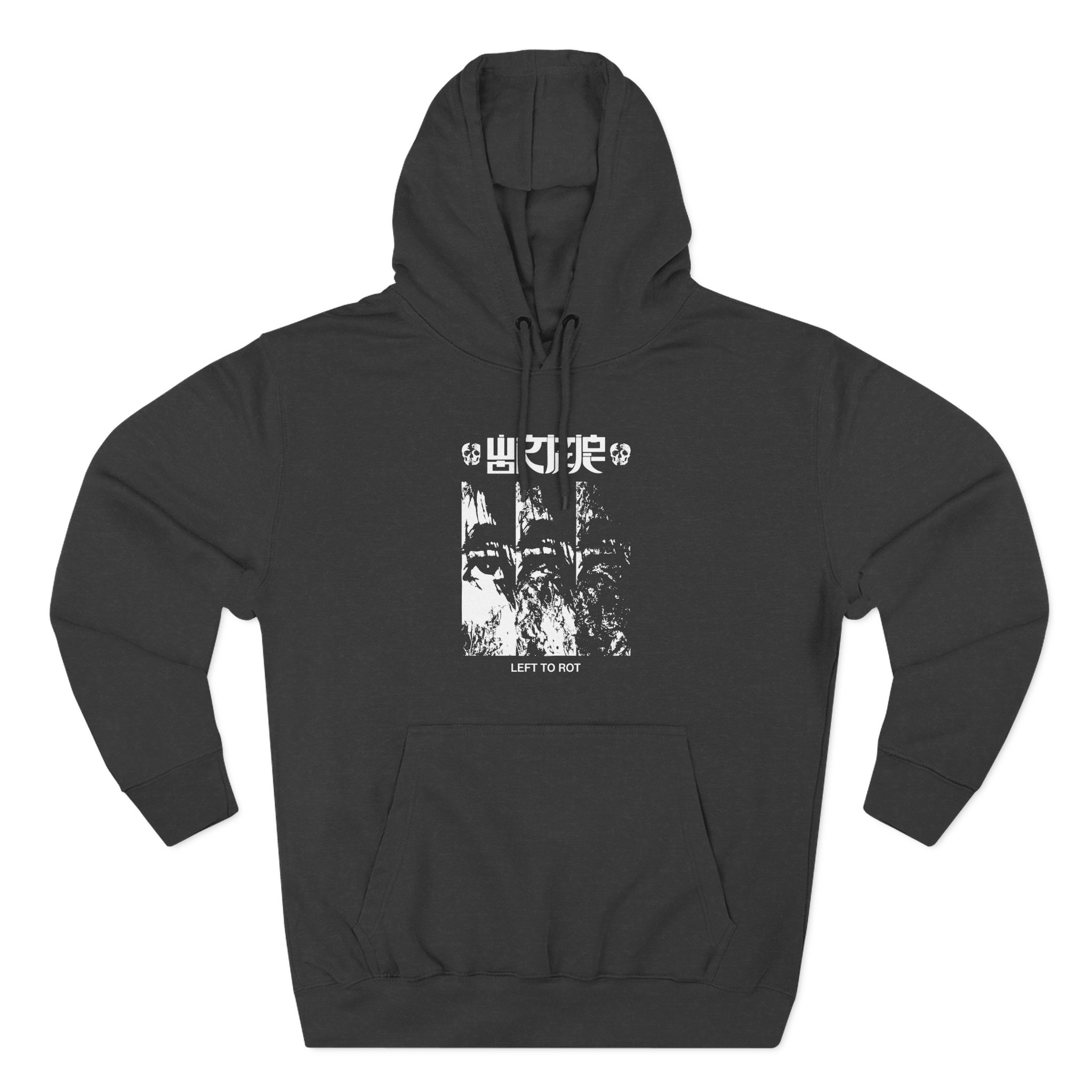 Wormrot Left to Rot Cover Three-Panel Fleece Hoodie