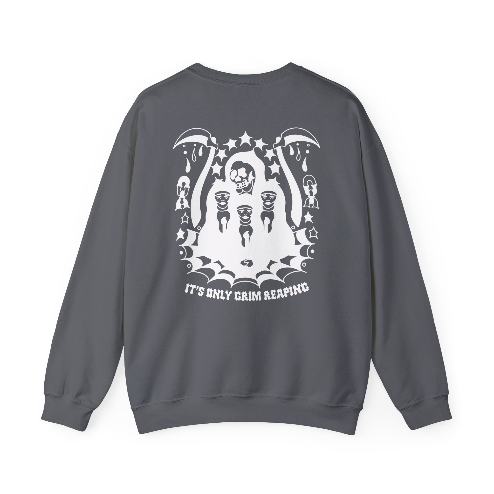 Pup Grim Reaping Unisex Heavy Blendâ„¢ Crewneck Sweatshirt