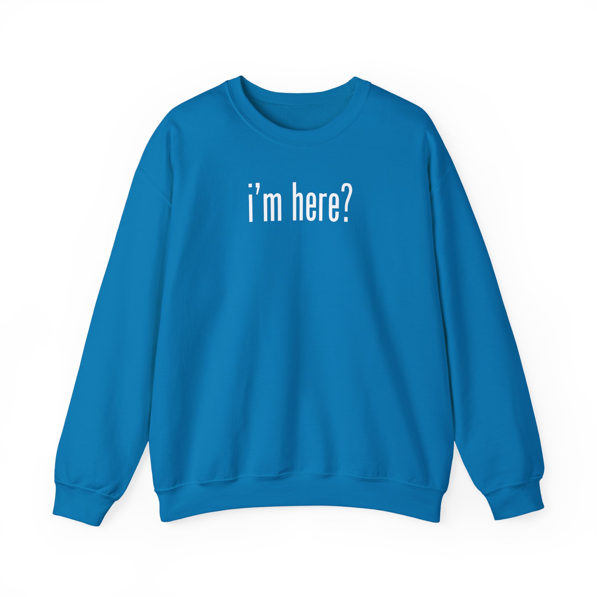 Falling in Reverse I'm Here? Unisex Heavy Blendâ„¢ Crewneck Sweatshirt