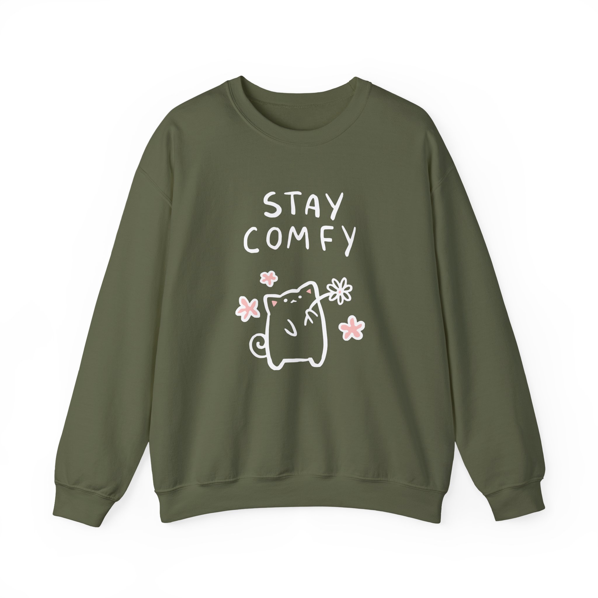Lilypichu Stay Comfy Cute Unisex Heavy Blendâ„¢ Crewneck Sweatshirt
