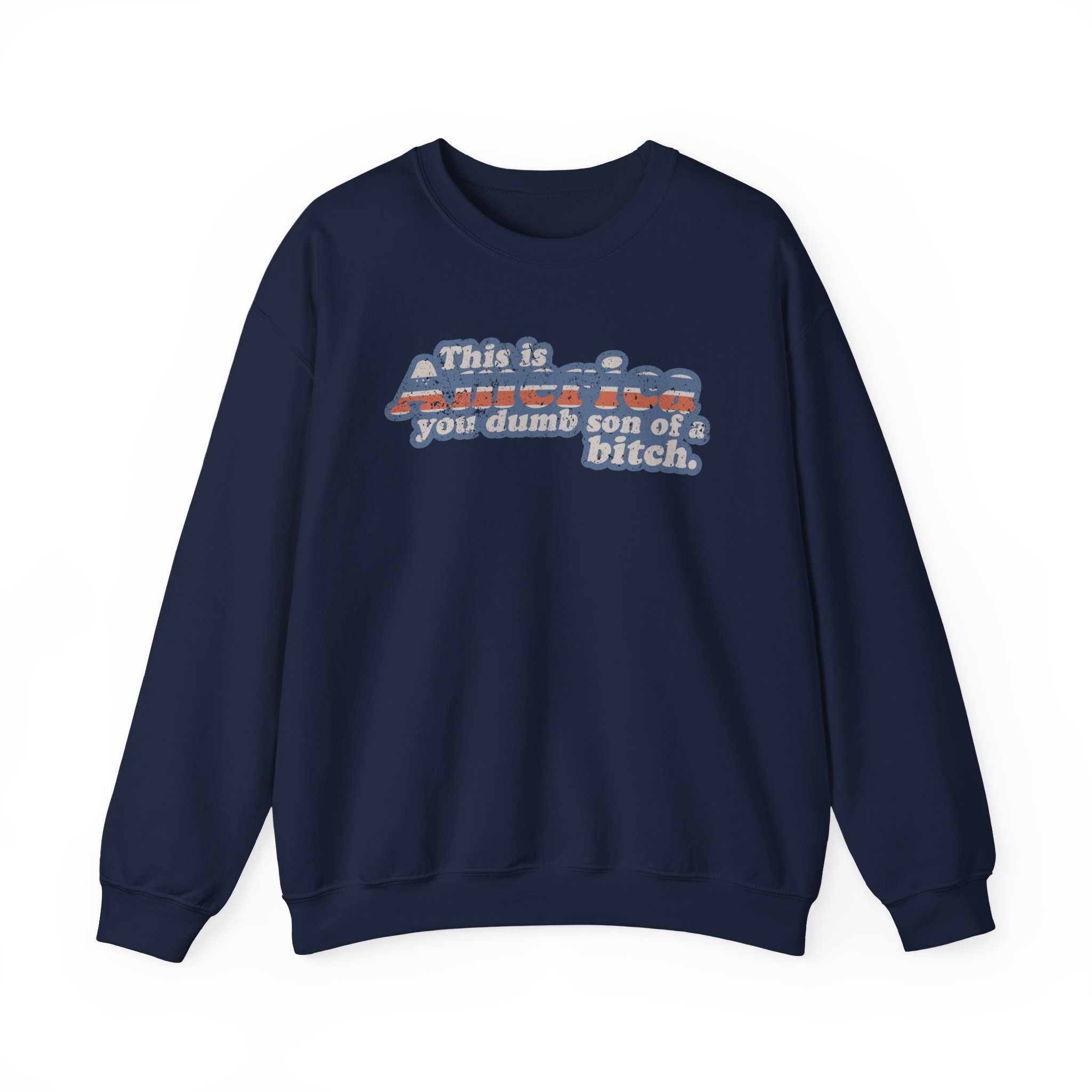 Ymh This Is America Unisex Heavy Blendâ„¢ Crewneck Sweatshirt