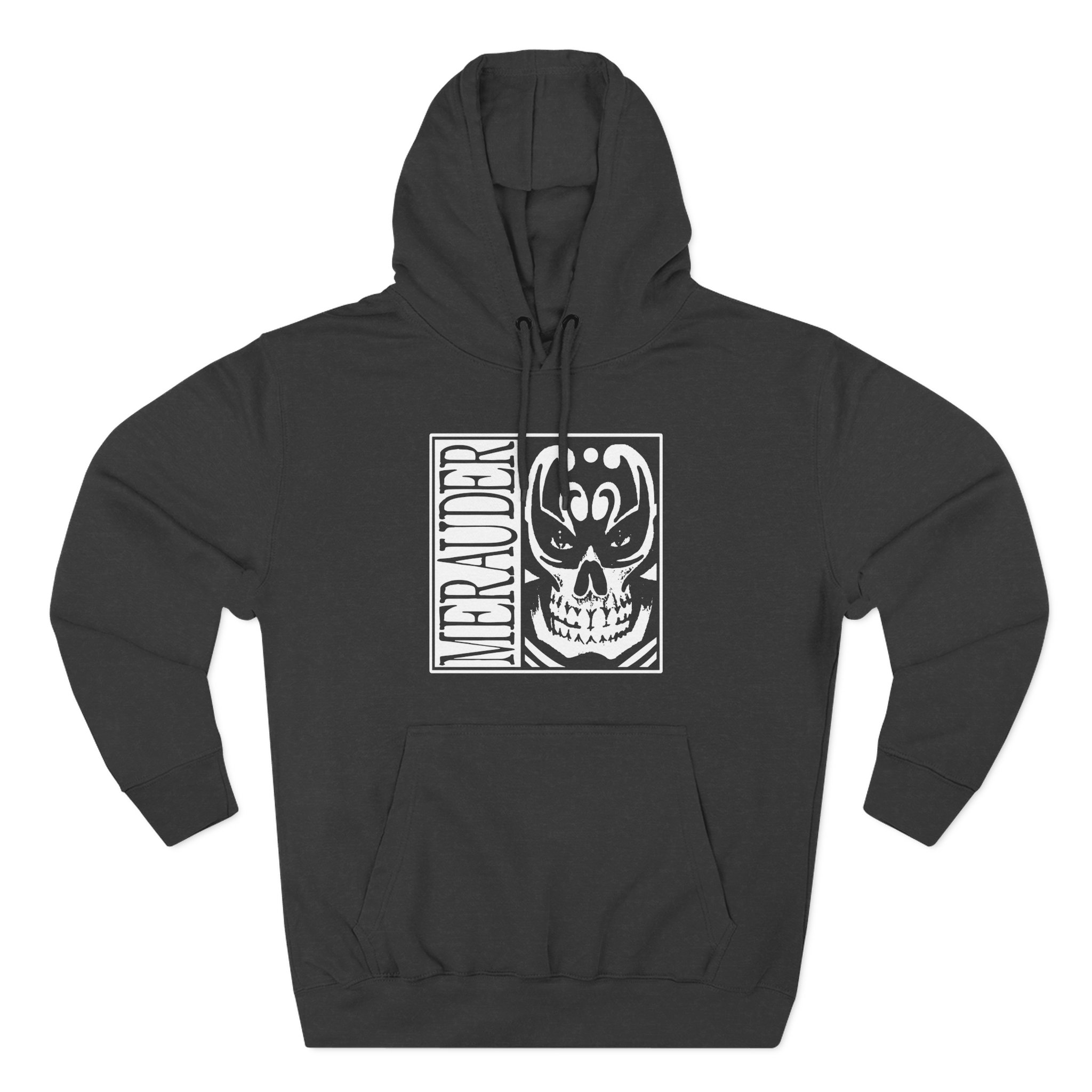 Merauder Skull Three-Panel Fleece Hoodie