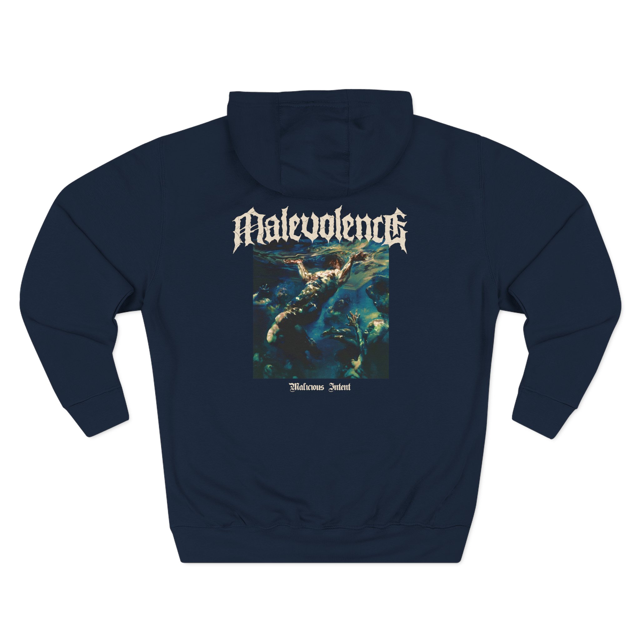 Malevolence Malicious Intent Three-Panel Fleece Hoodie