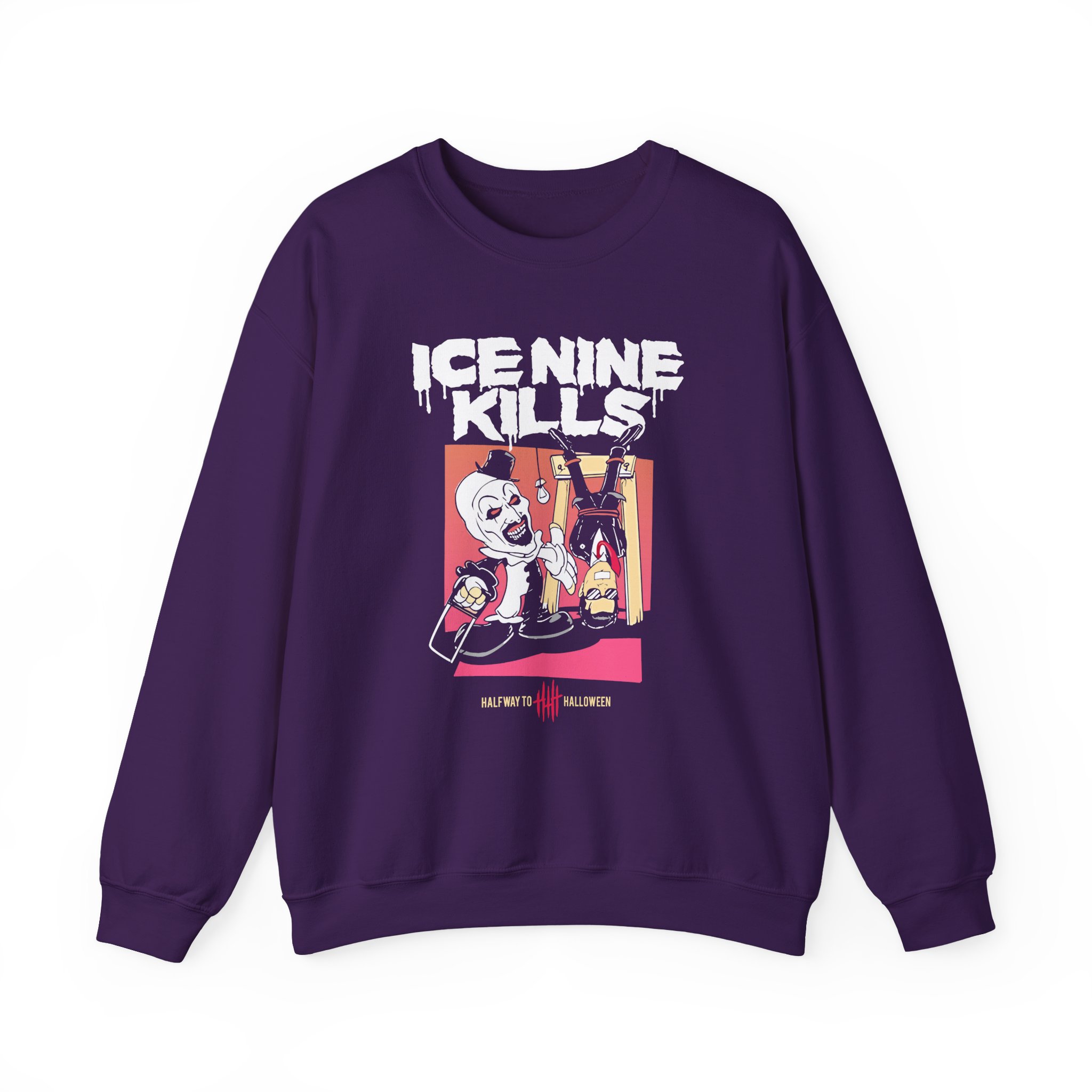 Ice Nine Kills Cut in Half Way to Halloween Unisex Heavy Blendâ„¢ Crewneck Sweatshirt