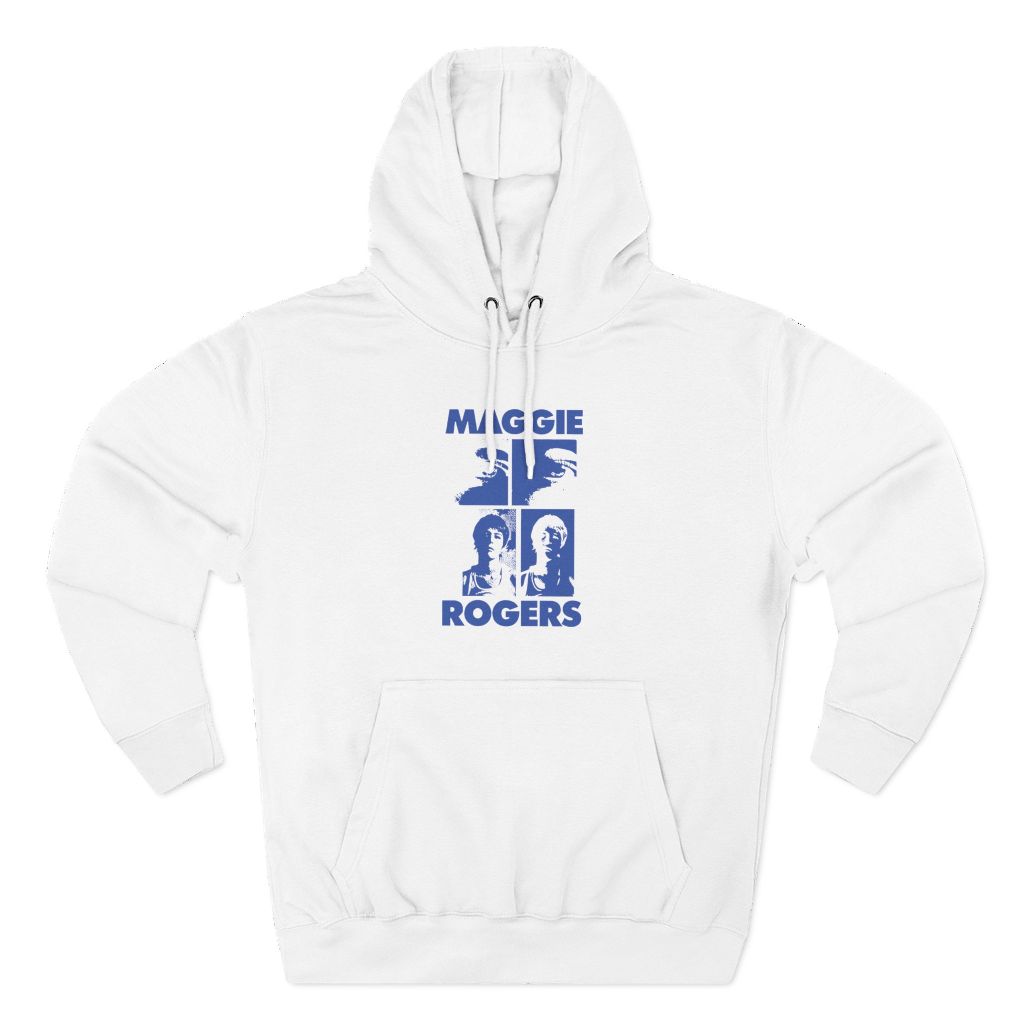 Maggie Rogers Mustard Grid Three-Panel Fleece Hoodie