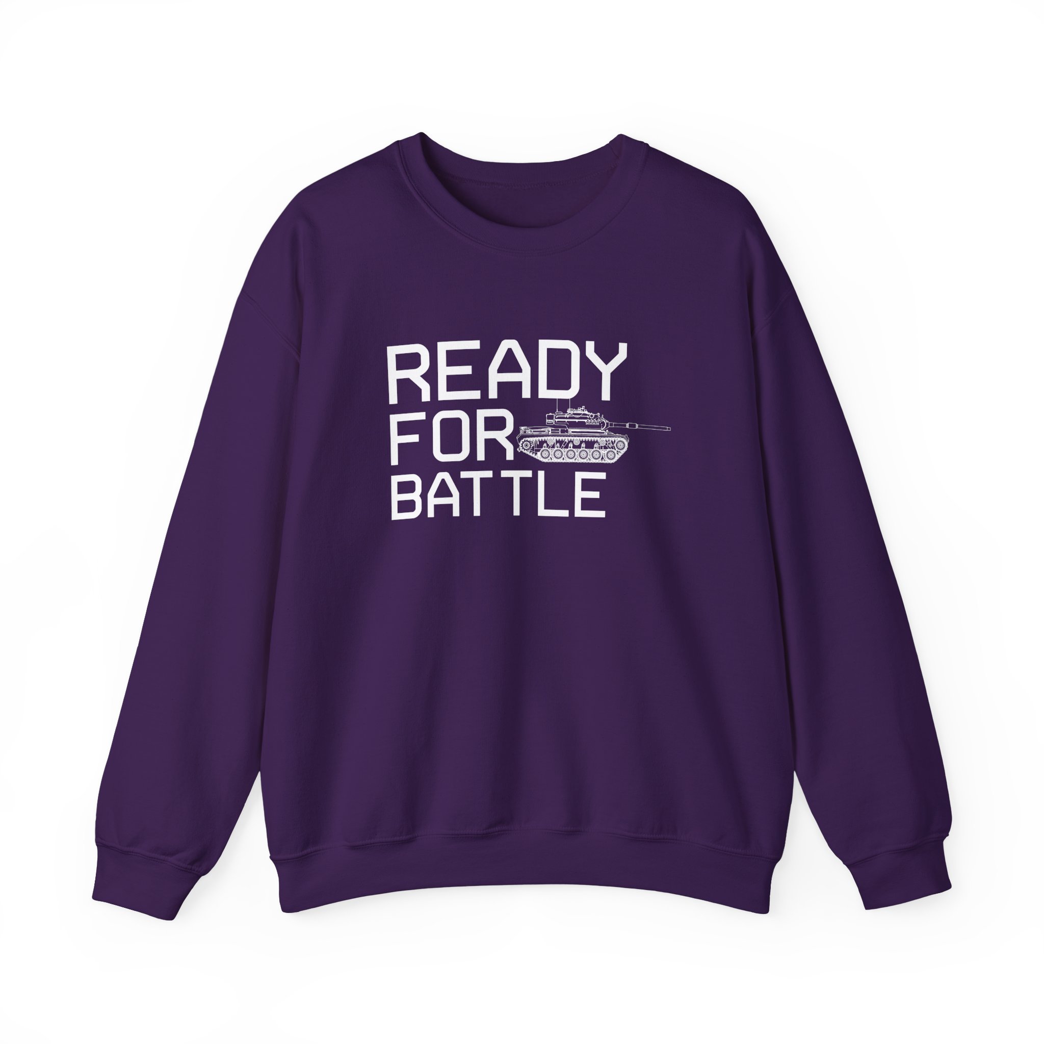 World of Tank Ready for Battle Unisex Heavy Blendâ„¢ Crewneck Sweatshirt