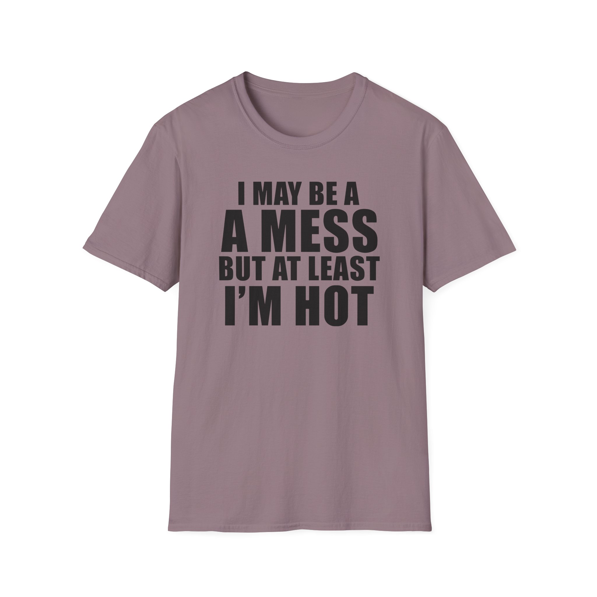 Alix Earle I May Be a a Mess but at Least I’m Hot Unisex Softstyle T-Shirt