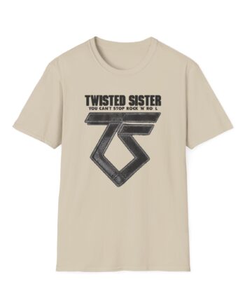 Can't Stop Rock 'n' Roll Twisted Sister Unisex Softstyle T-Shirt