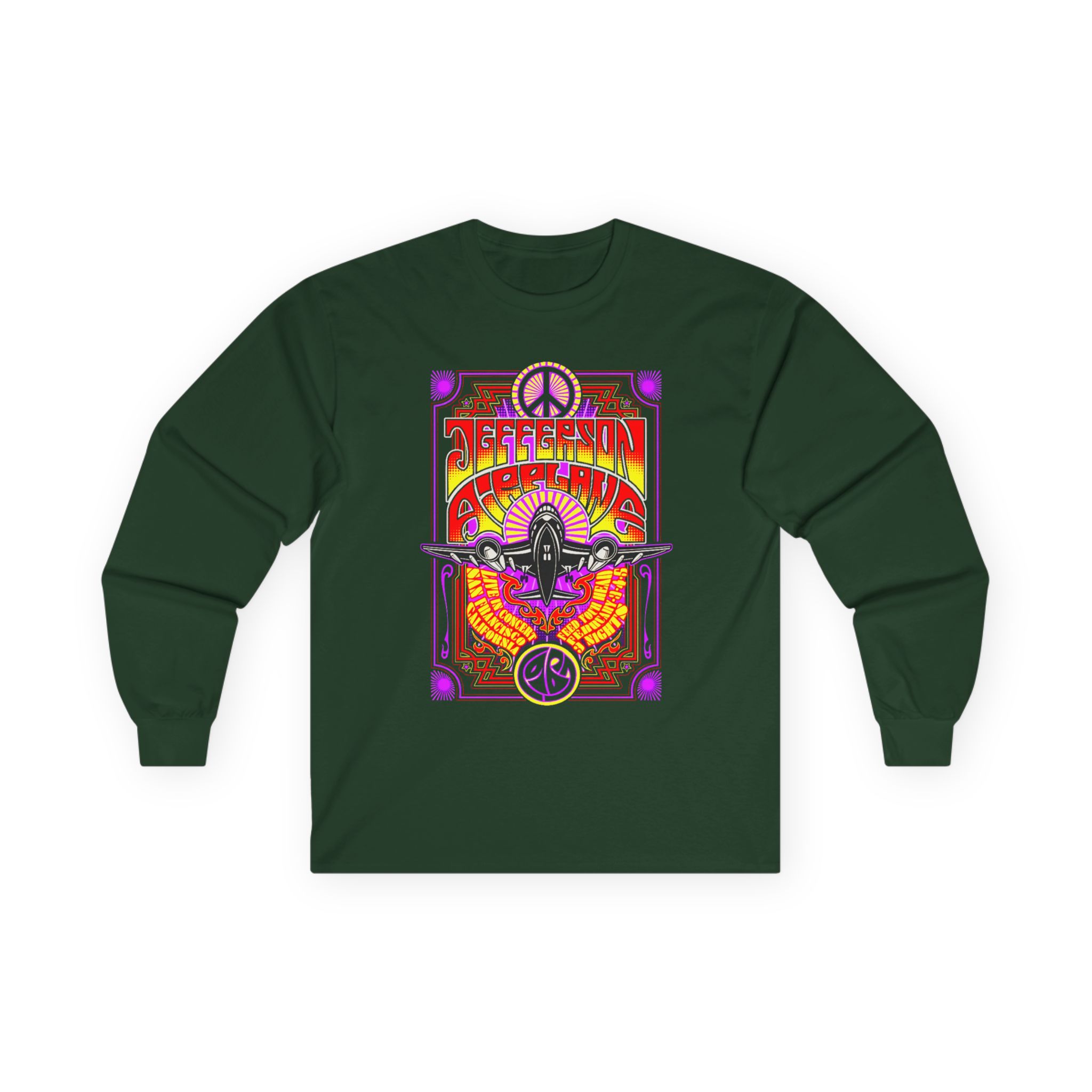 Jefferson Airplane Unisex Ultra Cotton Long Sleeve Tee