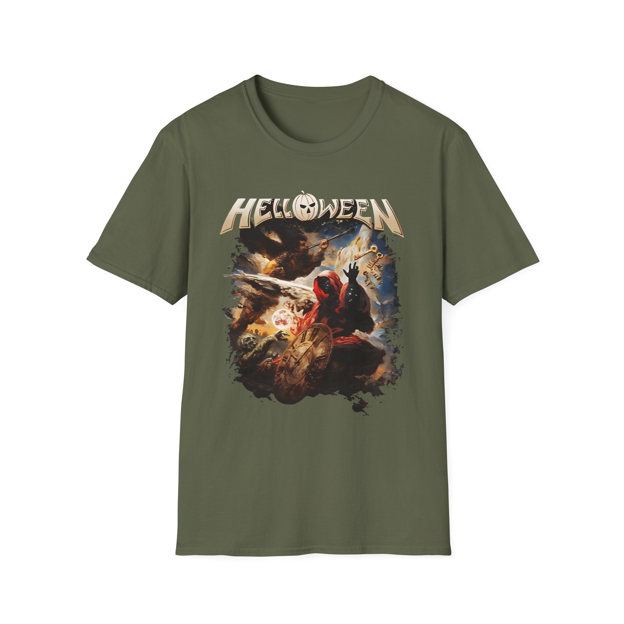 Helloween United Forces World Tour Unisex Softstyle T-Shirt